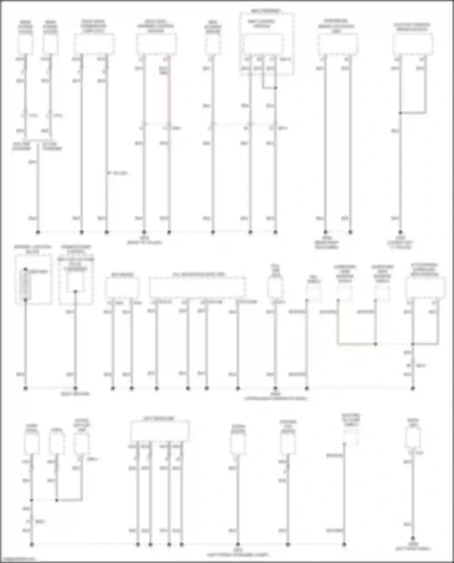 Wiring diagram bms blower motor for Kia K5 II (2015-2020) (1 of 4)
