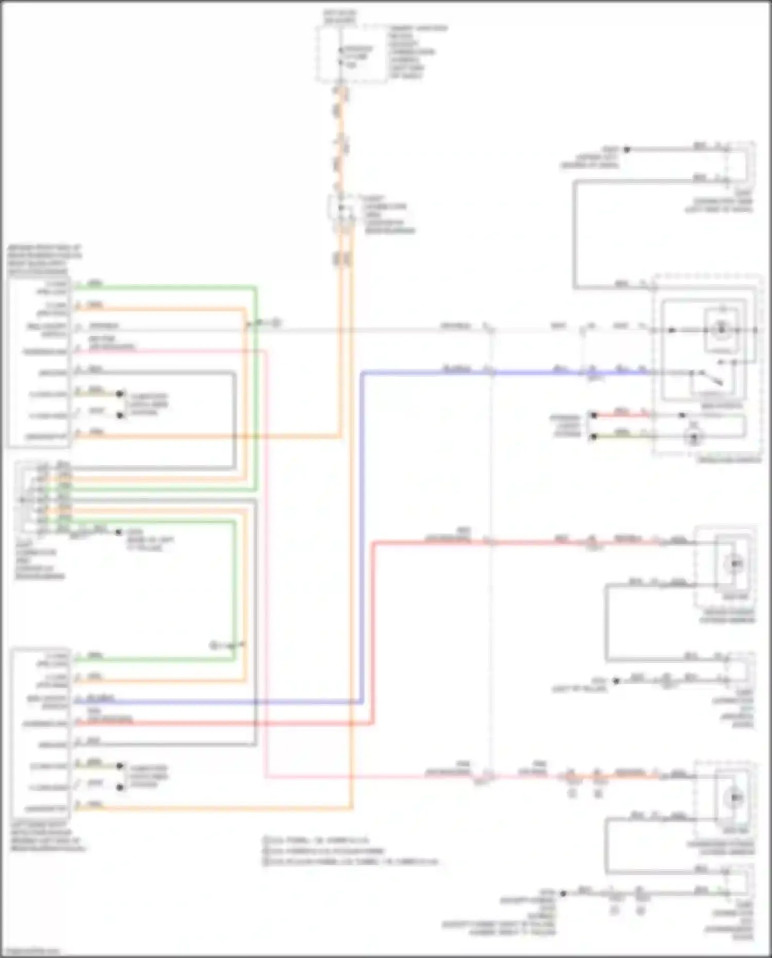 Wiring diagram bsd switch for Kia K5 II (2015-2020) (1 of 1)
