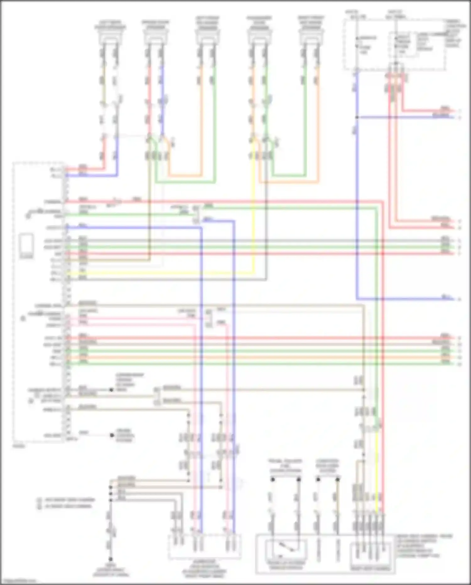 Wiring diagram camera detect for Kia K5 II (2015-2020) (2 of 3)