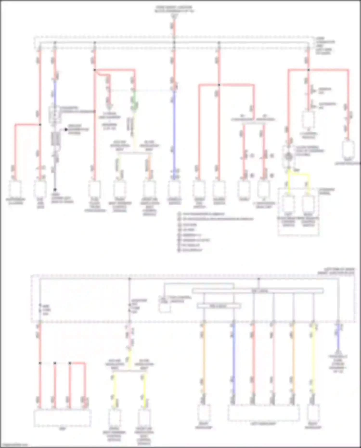 Wiring diagram cigarette lighter illumination for Kia K5 II (2015-2020) (2 of 12)