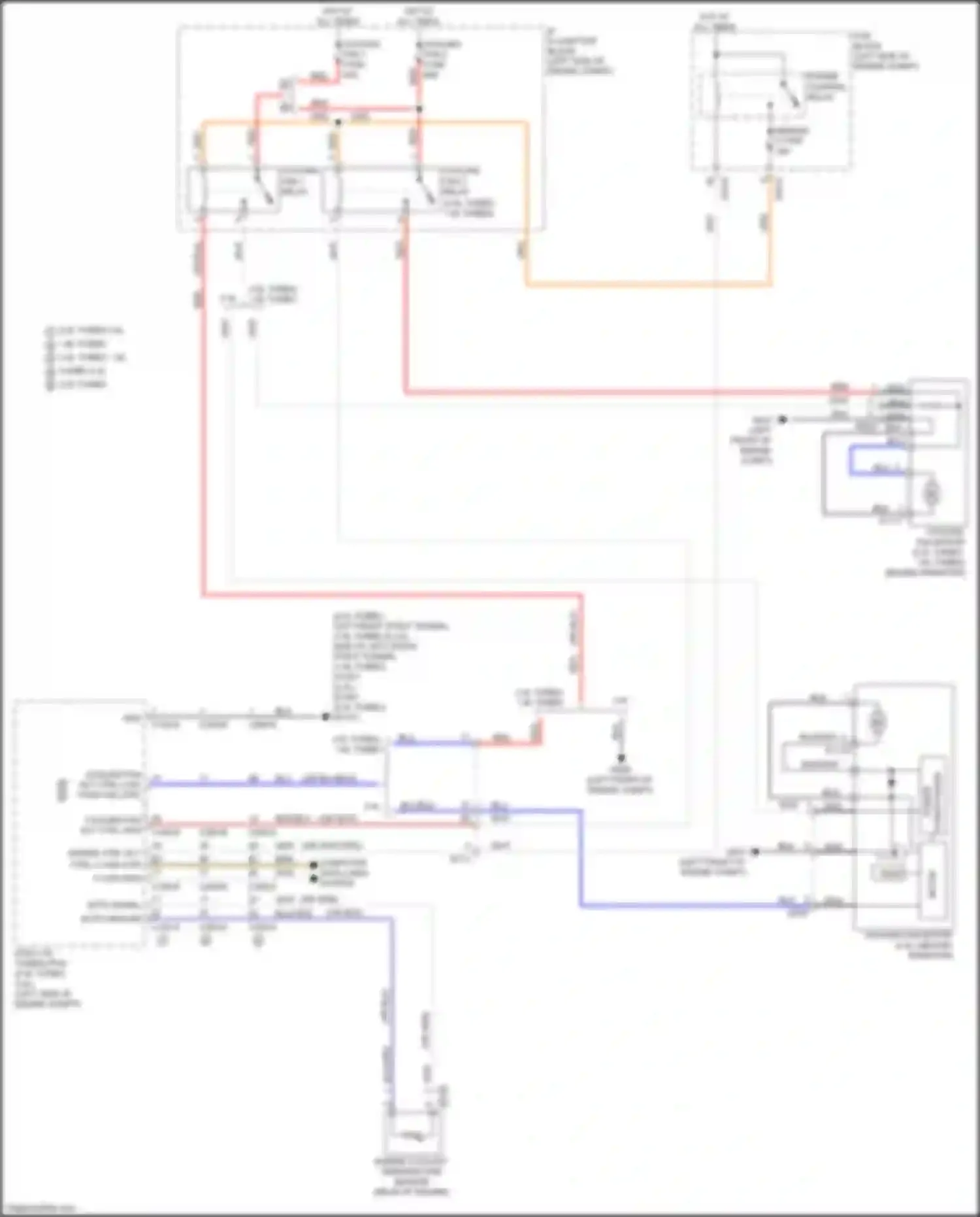 Wiring diagram cooling fan 2 fuse for Kia K5 II (2015-2020) (5 of 6)