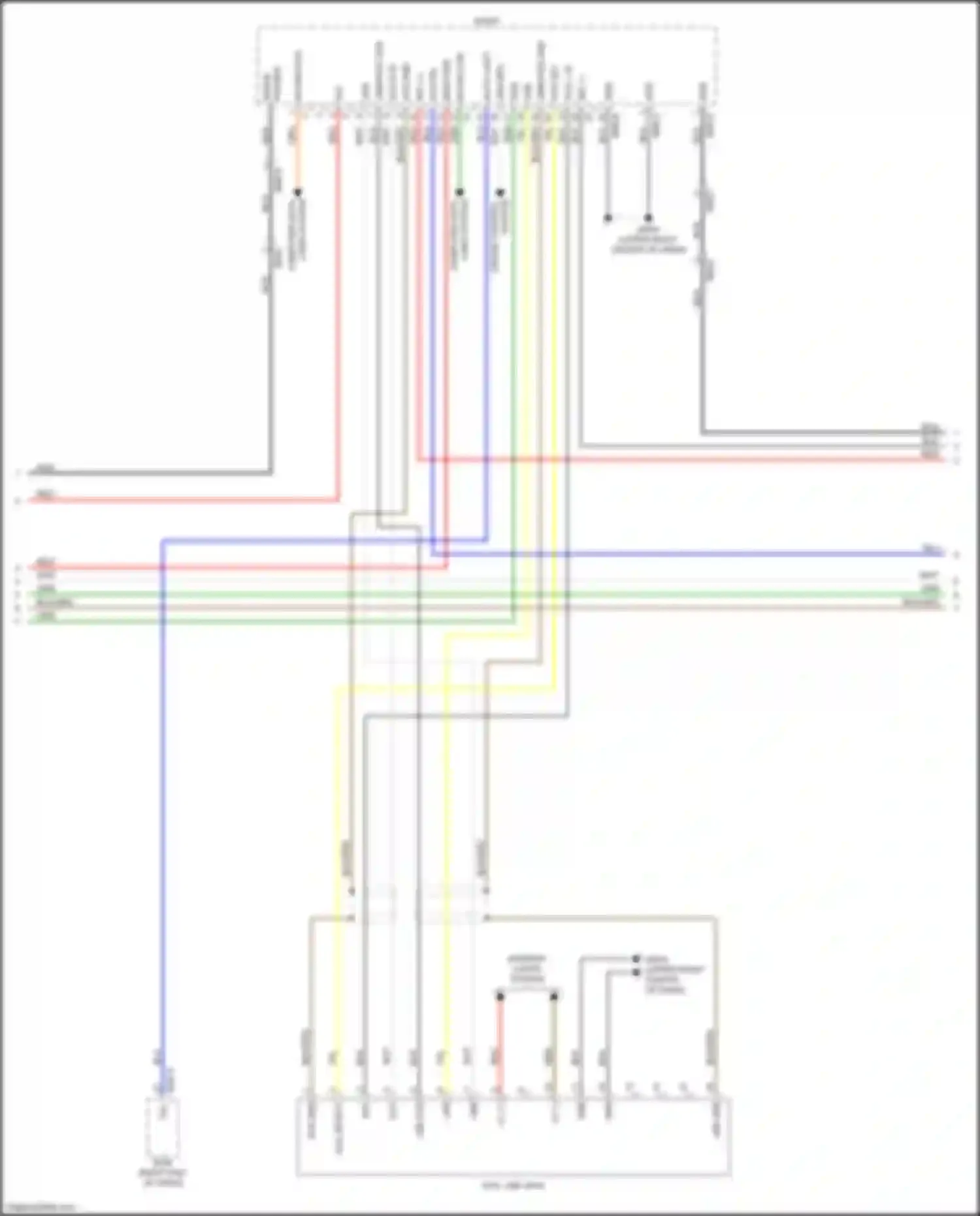 Wiring diagram cruise control for Kia K5 II (2015-2020) (1 of 1)
