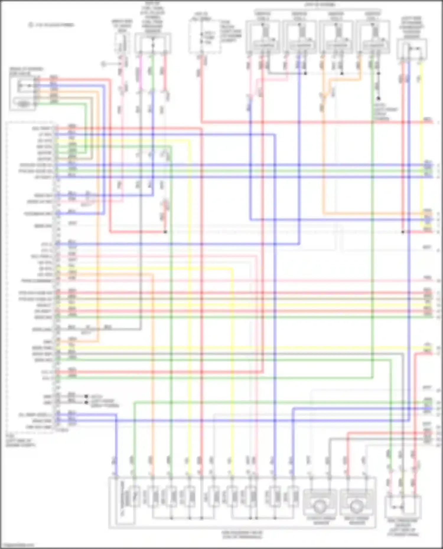 Wiring diagram cyl 3 for Kia K5 II (2015-2020) (1 of 2)