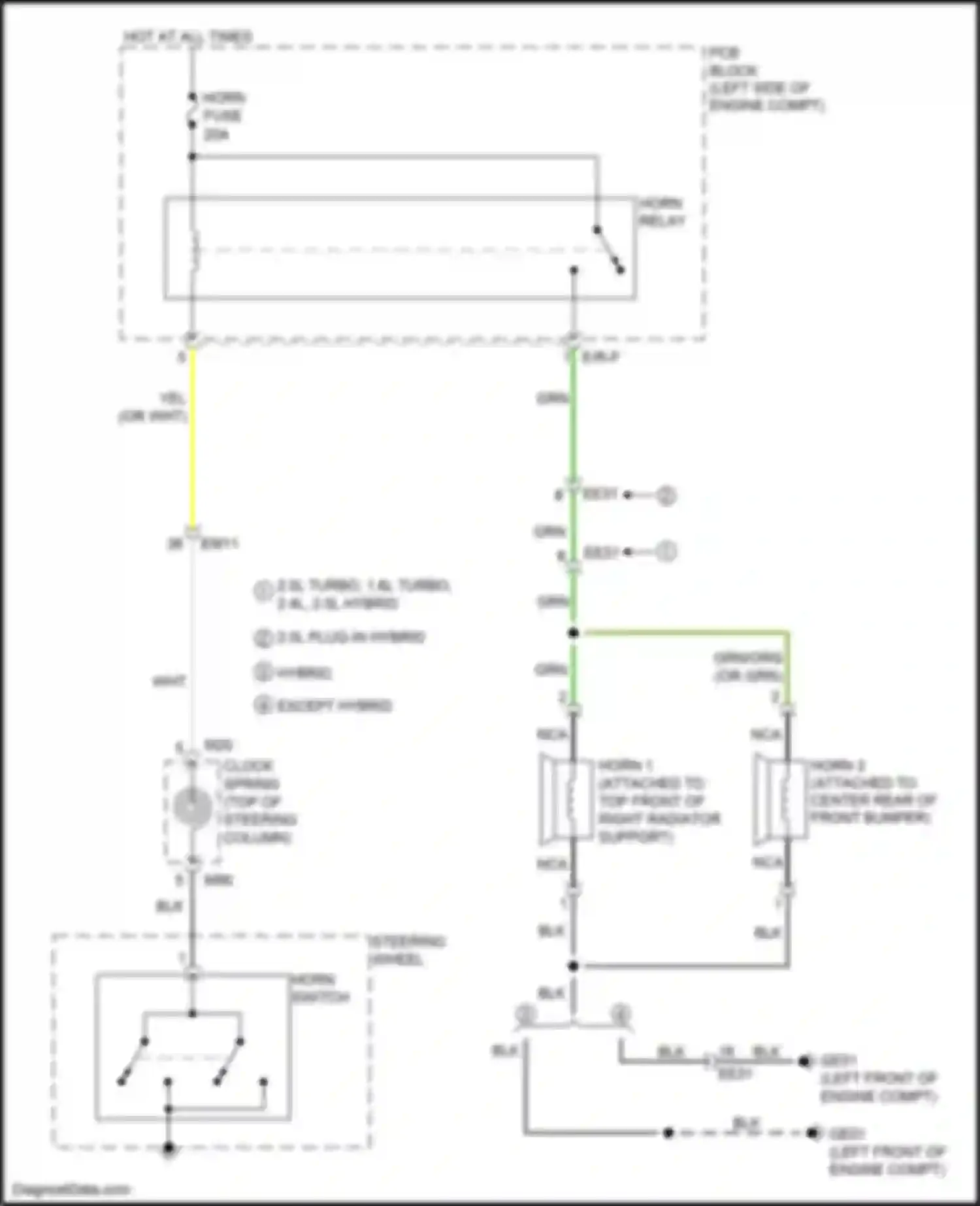 Wiring diagram e/r-f for Kia K5 II (2015-2020) (18 of 47)