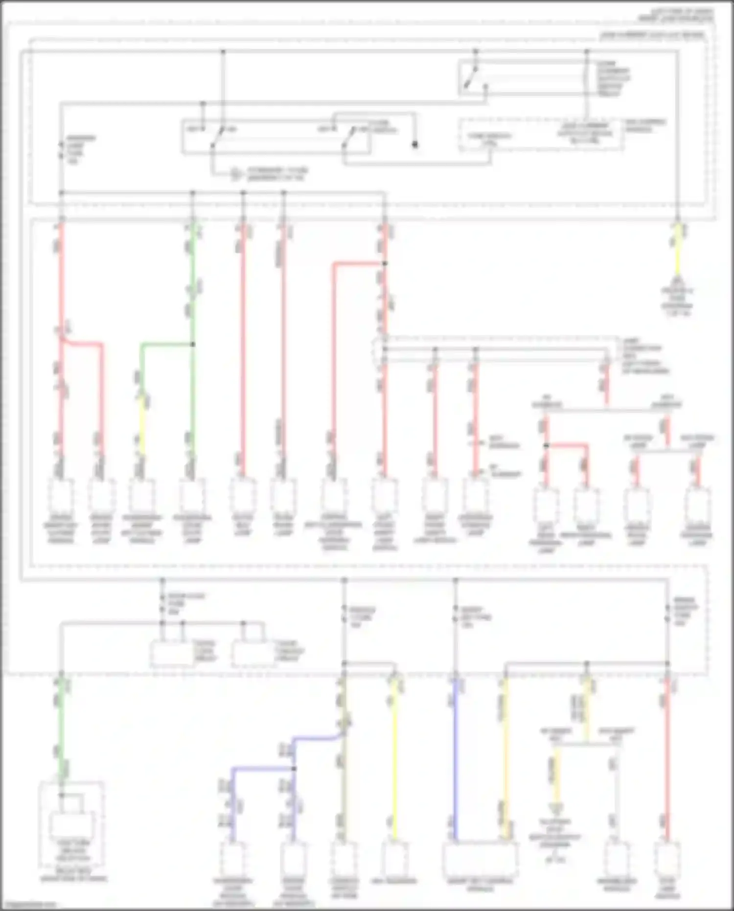 Wiring diagram glove box lamp) for Kia K5 II (2015-2020) (1 of 7)