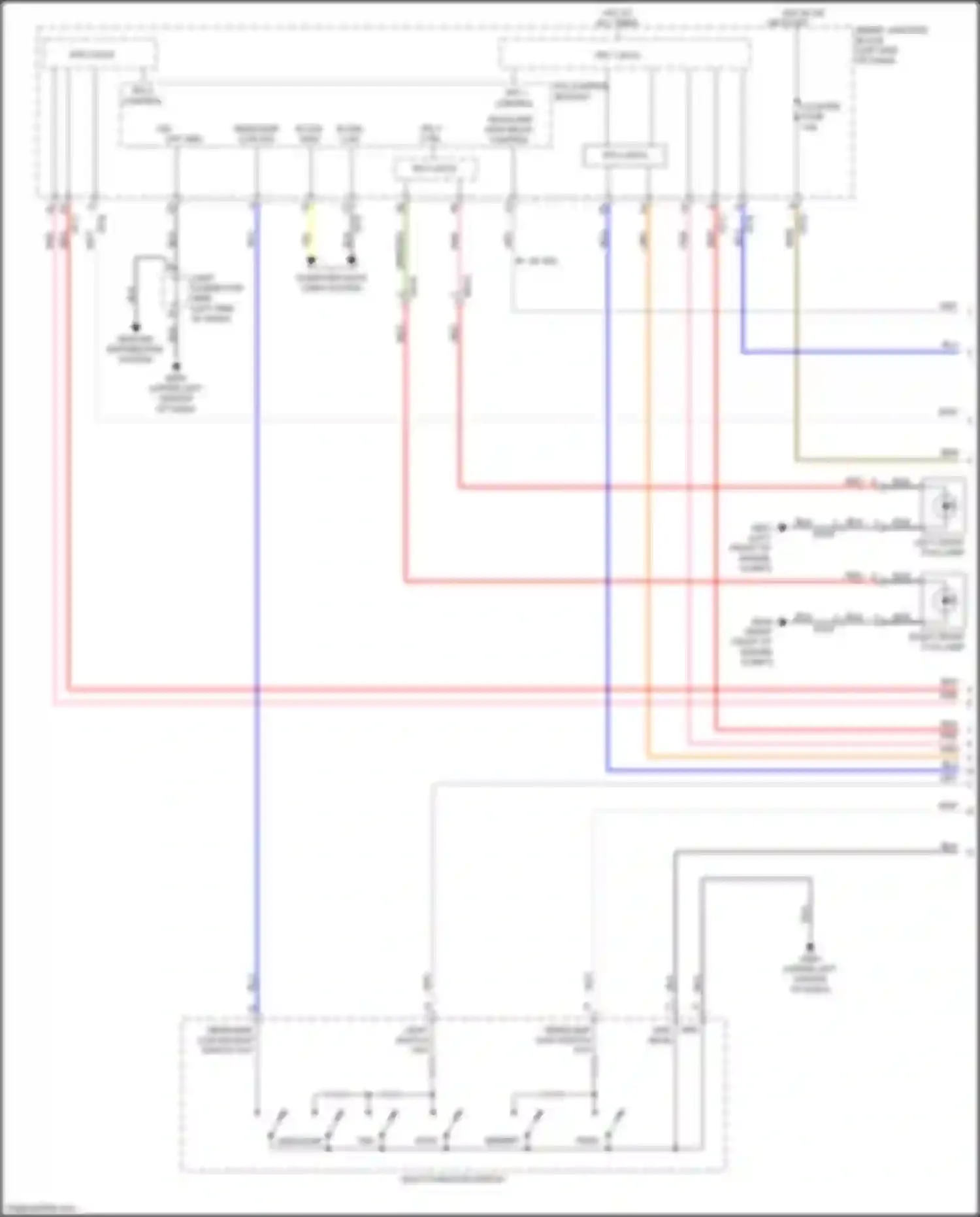 Wiring diagram hid opt gnd for Kia K5 II (2015-2020) (7 of 8)