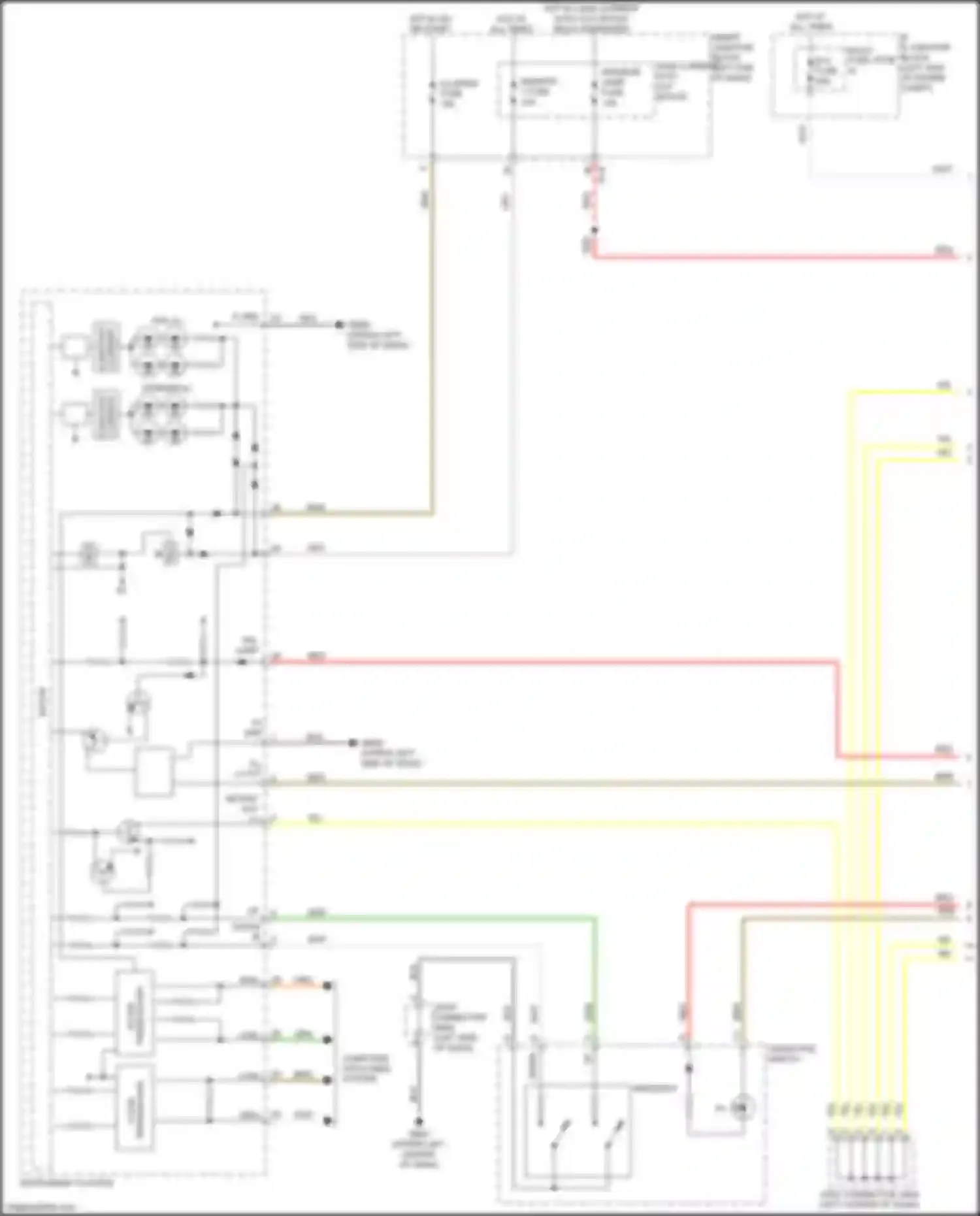 Wiring diagram hot w/ leak current auto cut device relay energized for Kia K5 II (2015-2020) (4 of 6)