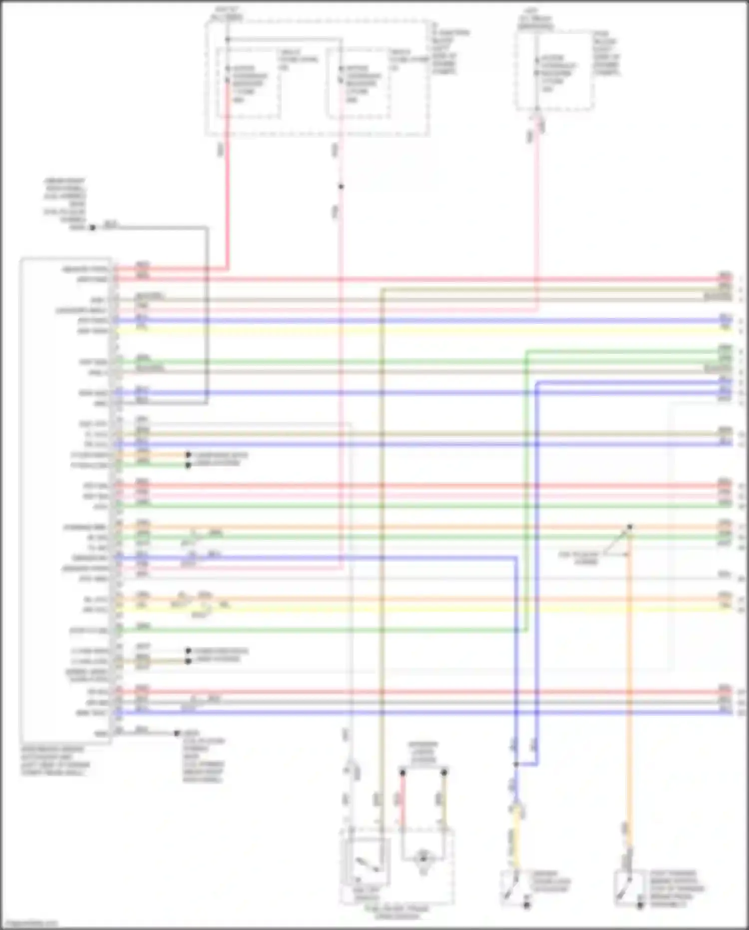 Wiring diagram hot w/ for Kia K5 II (2015-2020) (1 of 2)
