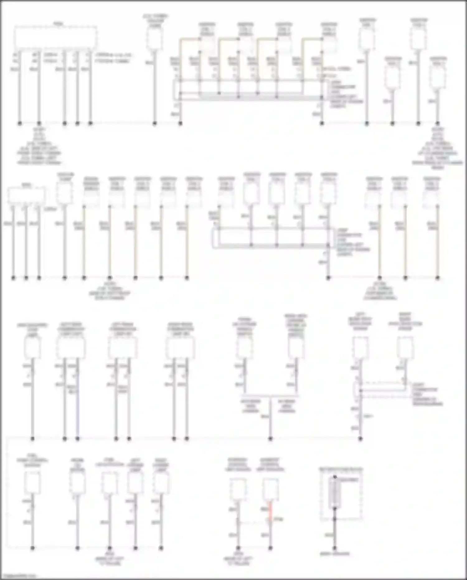 Wiring diagram ignition coil 4 shield for Kia K5 II (2015-2020) (1 of 3)