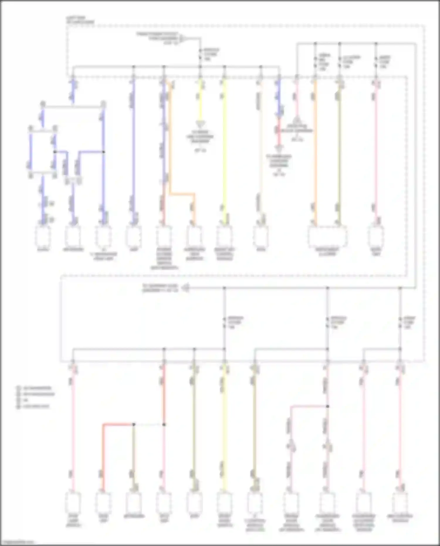 Wiring diagram instrument cluster for Kia K5 II (2015-2020) (74 of 83)