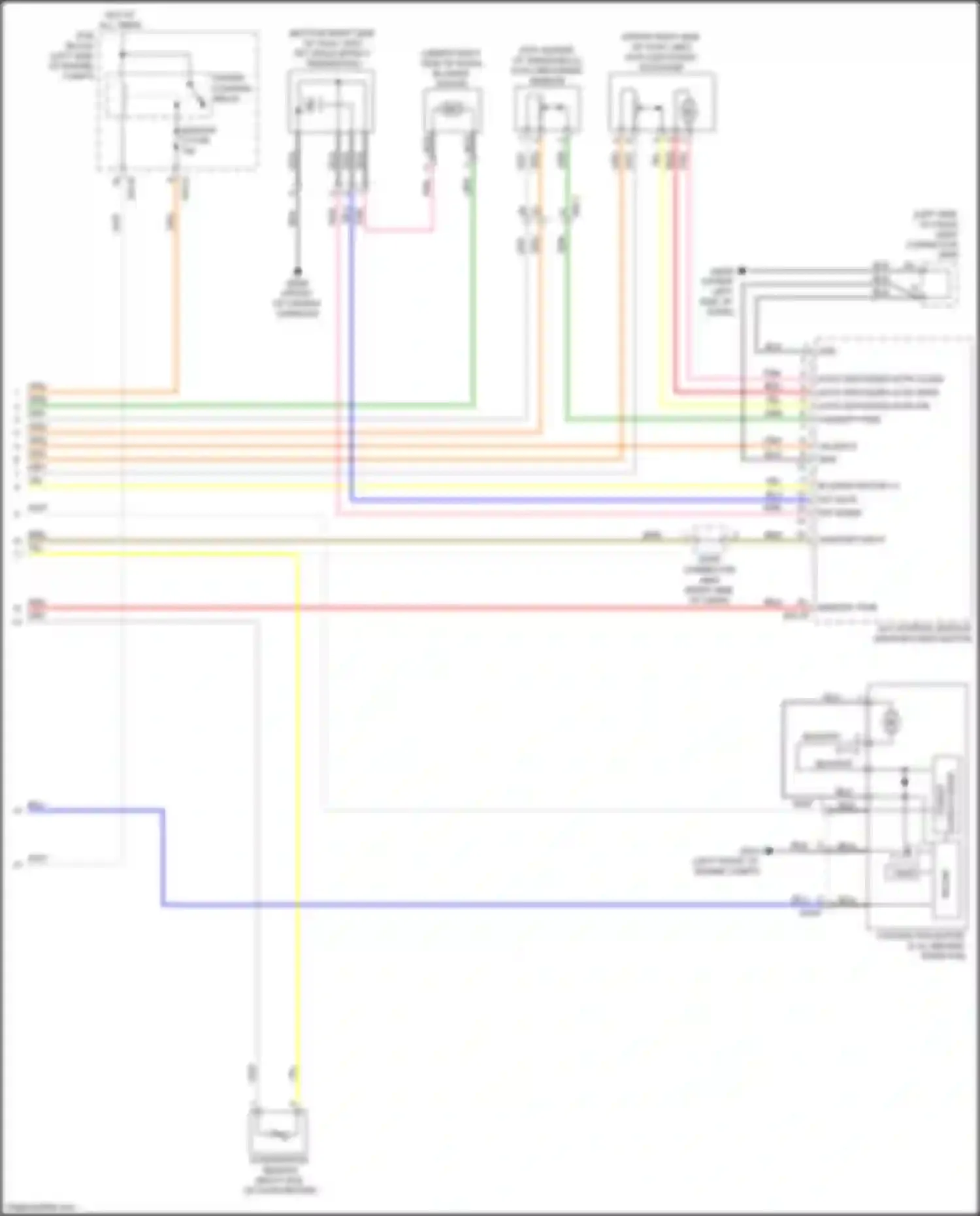 Wiring diagram on input for Kia K5 II (2015-2020) (1 of 17)