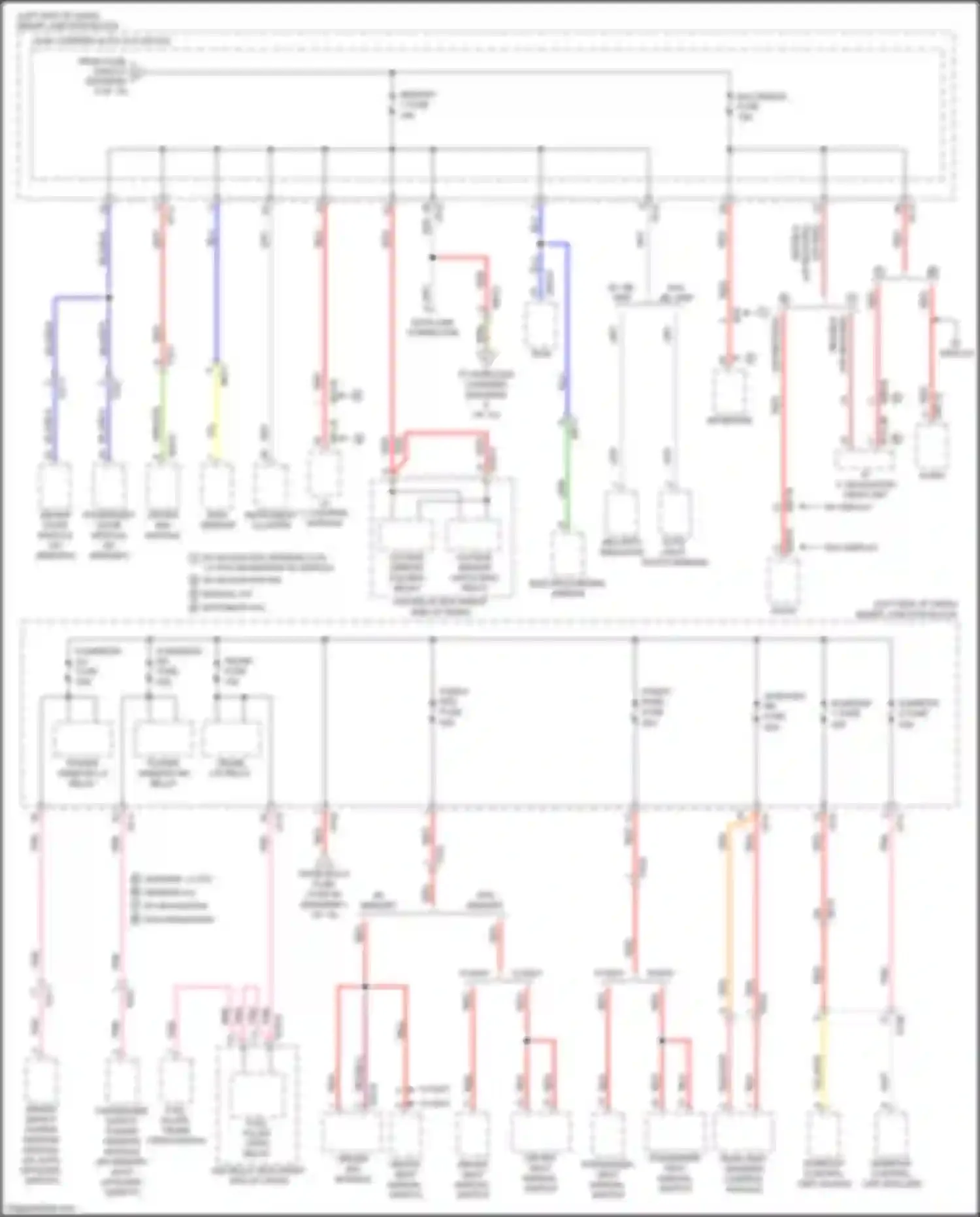 Wiring diagram outside mirror unfolding relay for Kia K5 II (2015-2020) (2 of 11)