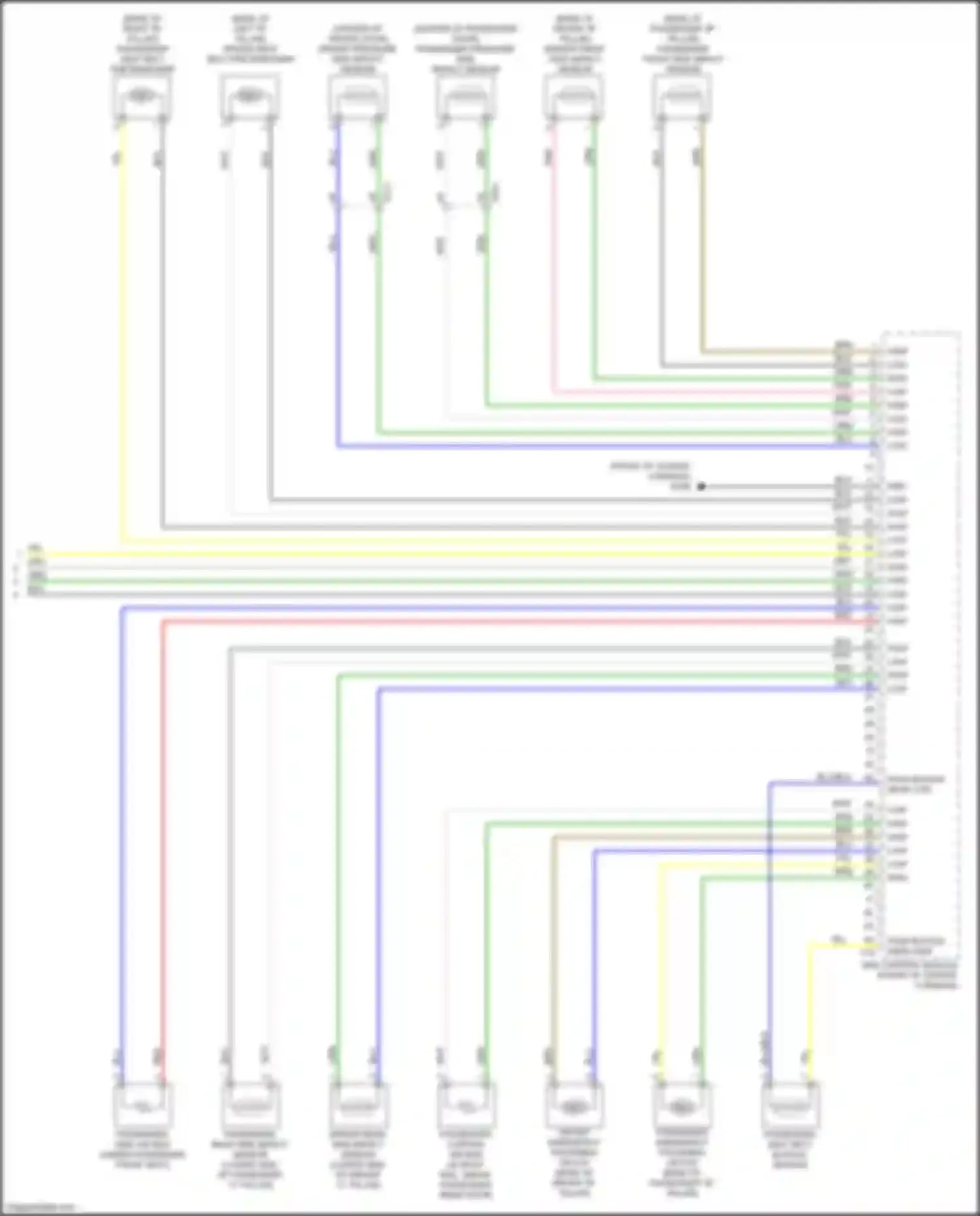 Wiring diagram pass buckle sens high for Kia K5 II (2015-2020) (1 of 1)