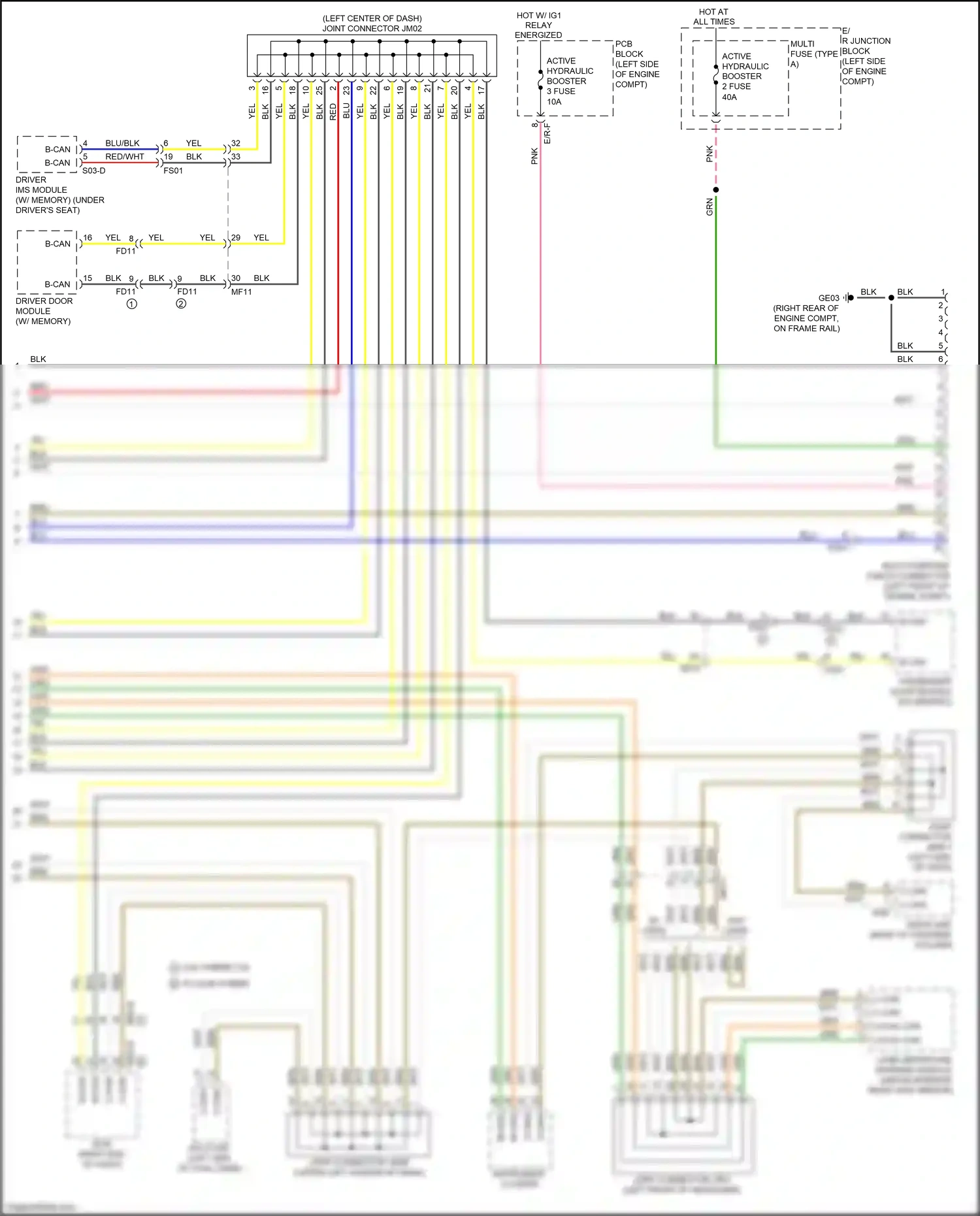 Wiring diagram pcb block for Kia K5 II (2015-2020) (27 of 61)