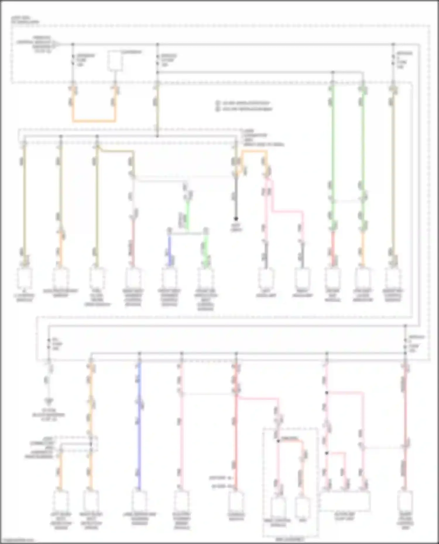 Wiring diagram pnk/org for Kia K5 II (2015-2020) (1 of 2)