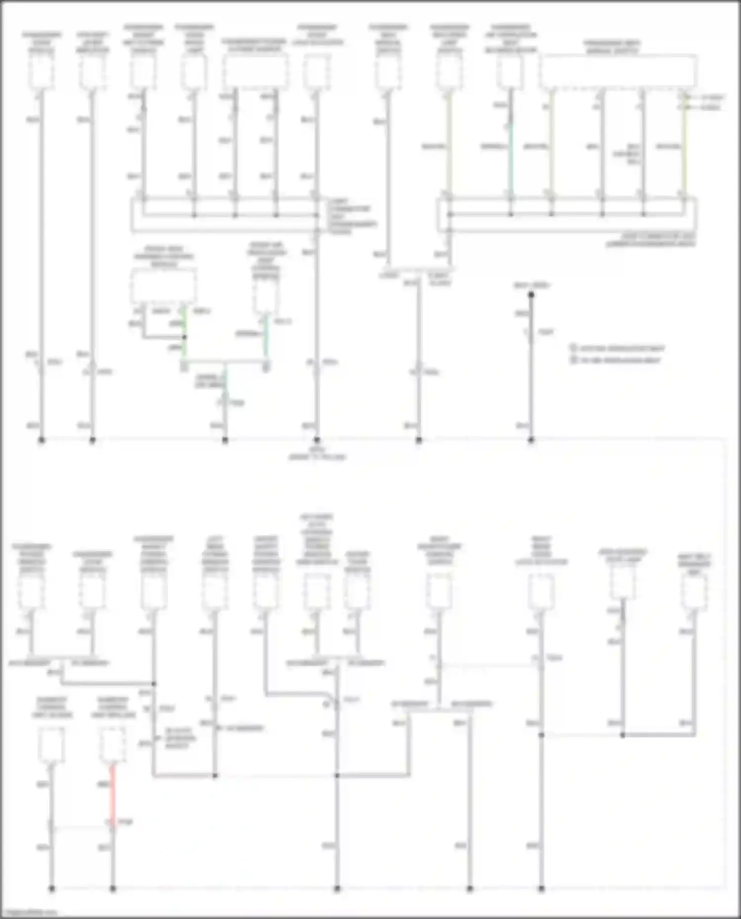 Wiring diagram power window main switch for Kia K5 II (2015-2020) (13 of 20)