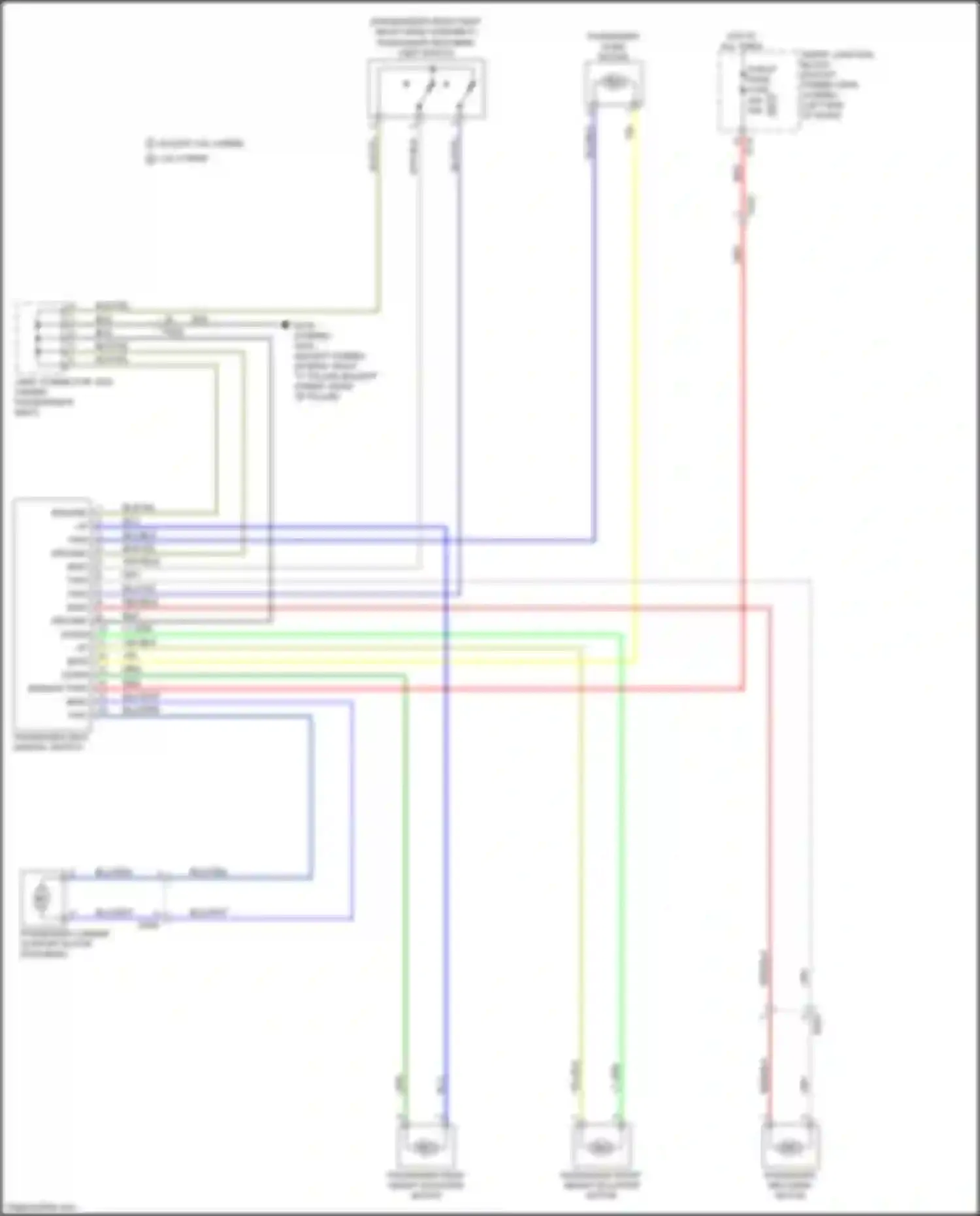 Wiring diagram p/seat pass fuse for Kia K5 II (2015-2020) (7 of 8)