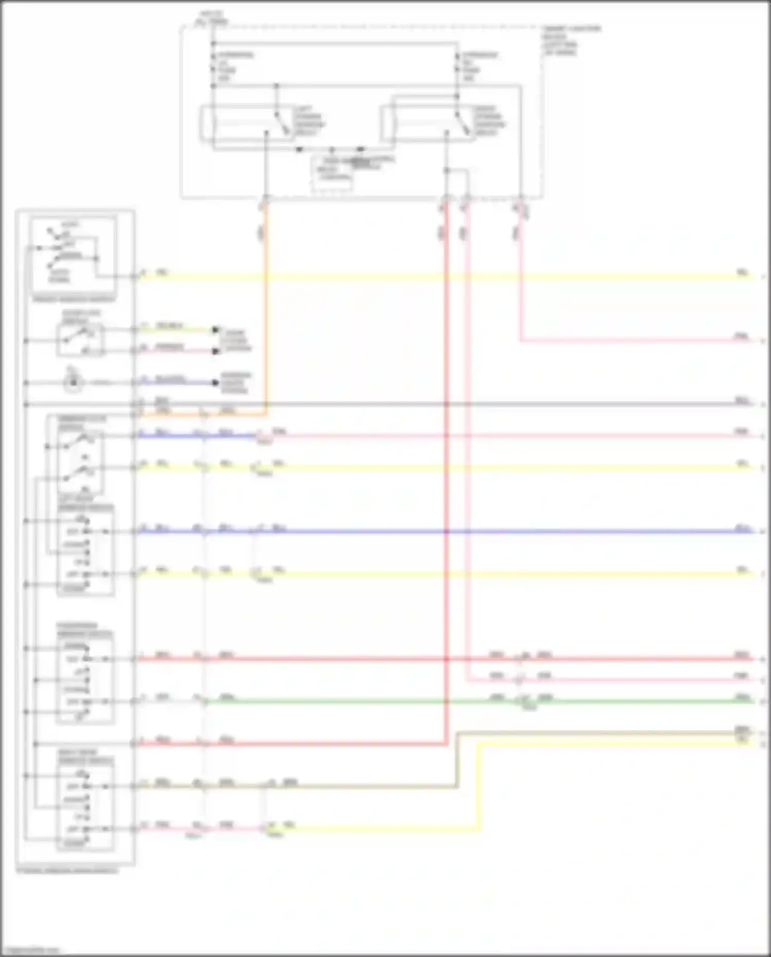 Wiring diagram p/window rh fuse for Kia K5 II (2015-2020) (7 of 16)