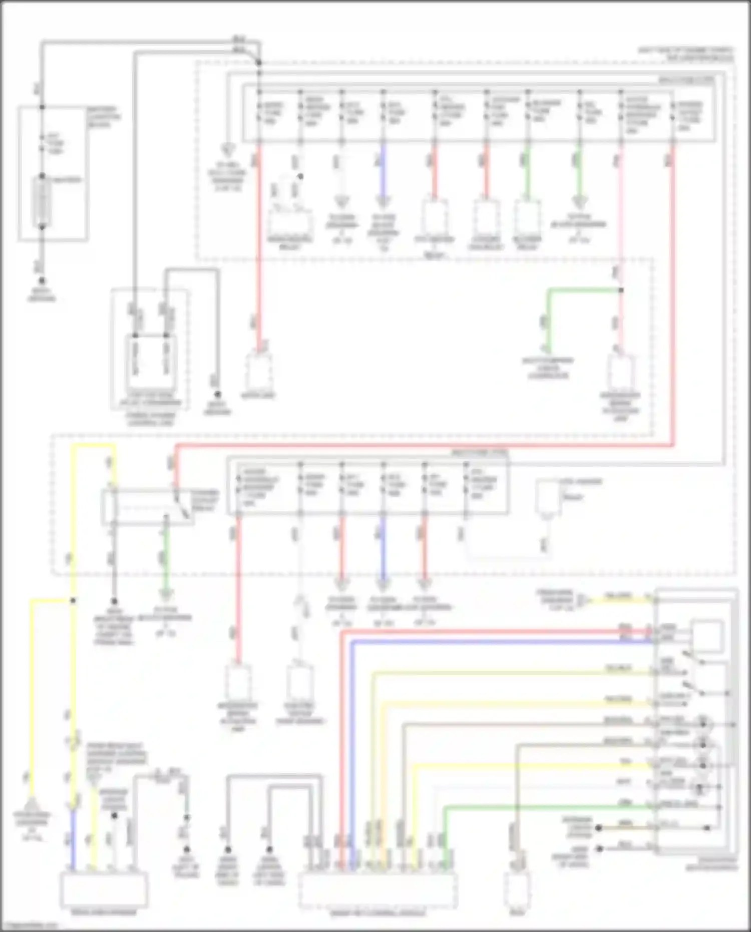 Wiring diagram rear heated fuse for Kia K5 II (2015-2020) (3 of 8)