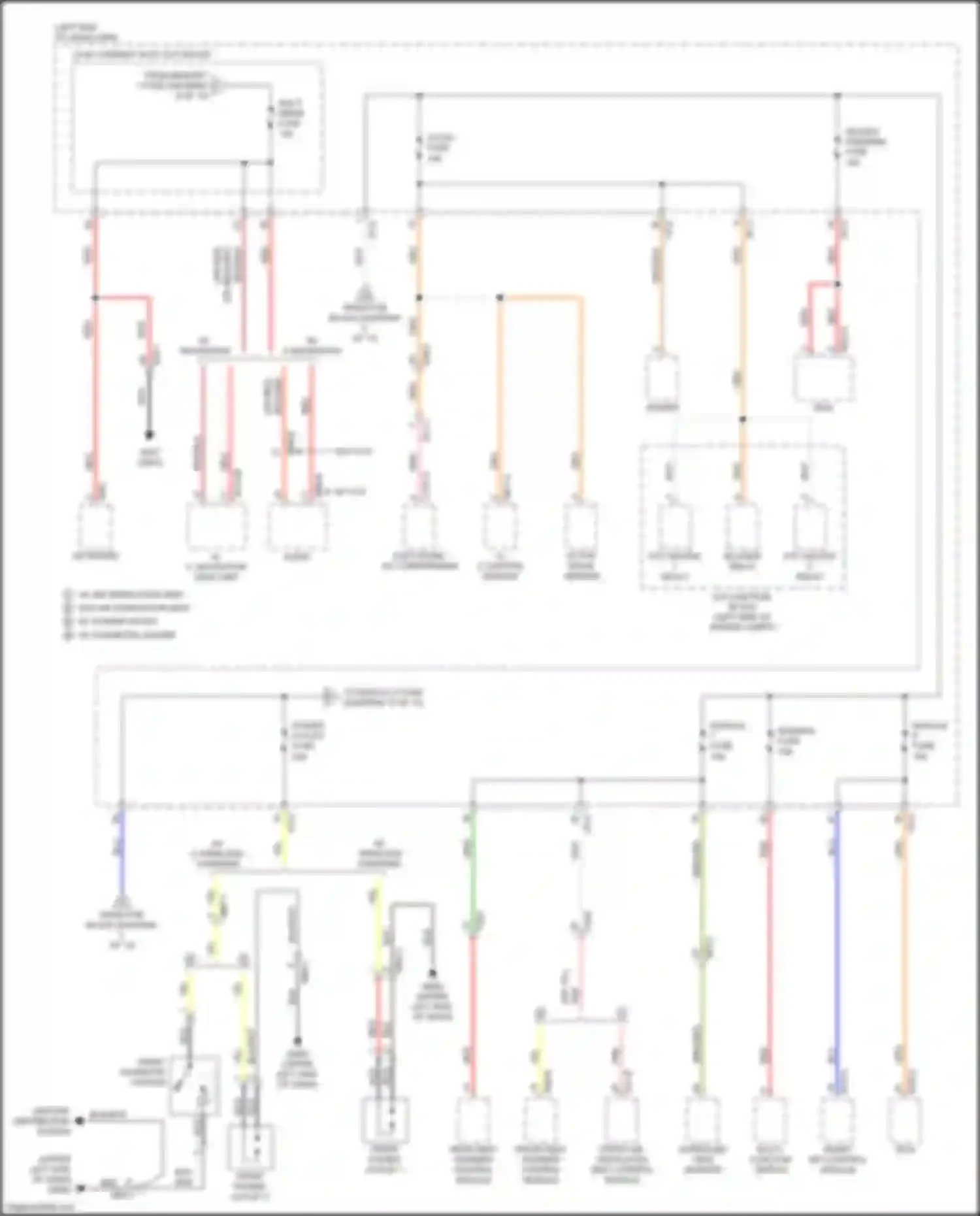 Wiring diagram red/org for Kia K5 II (2015-2020) (53 of 59)