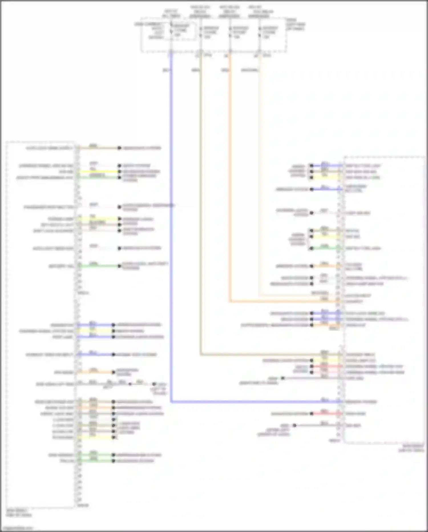 Wiring diagram right end of dash) for Kia K5 II (2015-2020) (52 of 88)