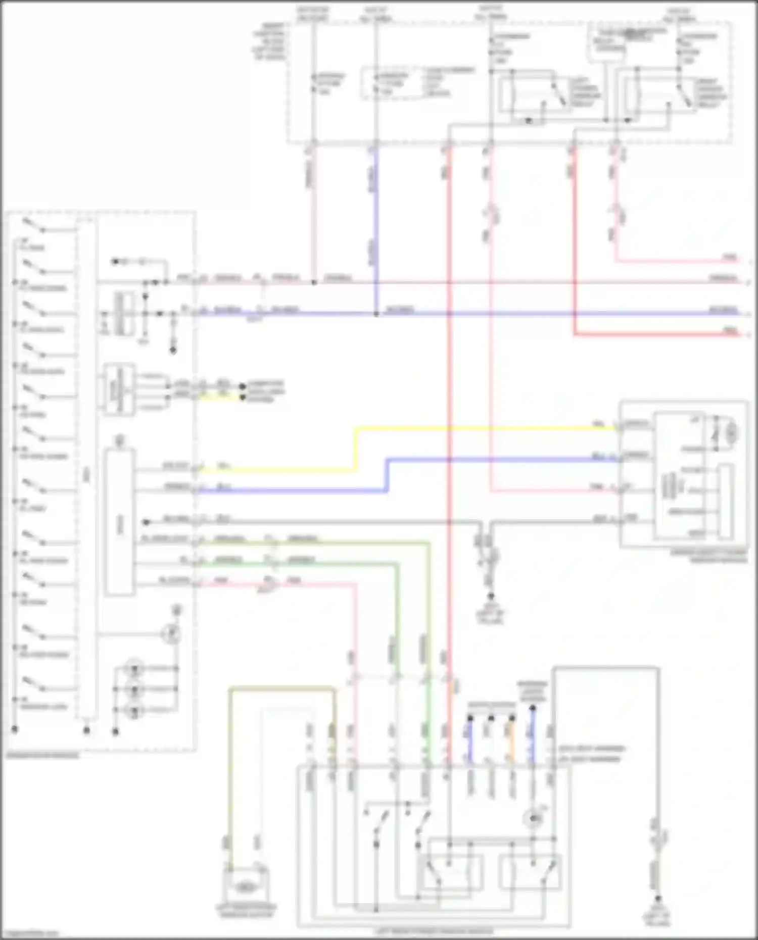 Wiring diagram rr pwd up for Kia K5 II (2015-2020) (1 of 3)