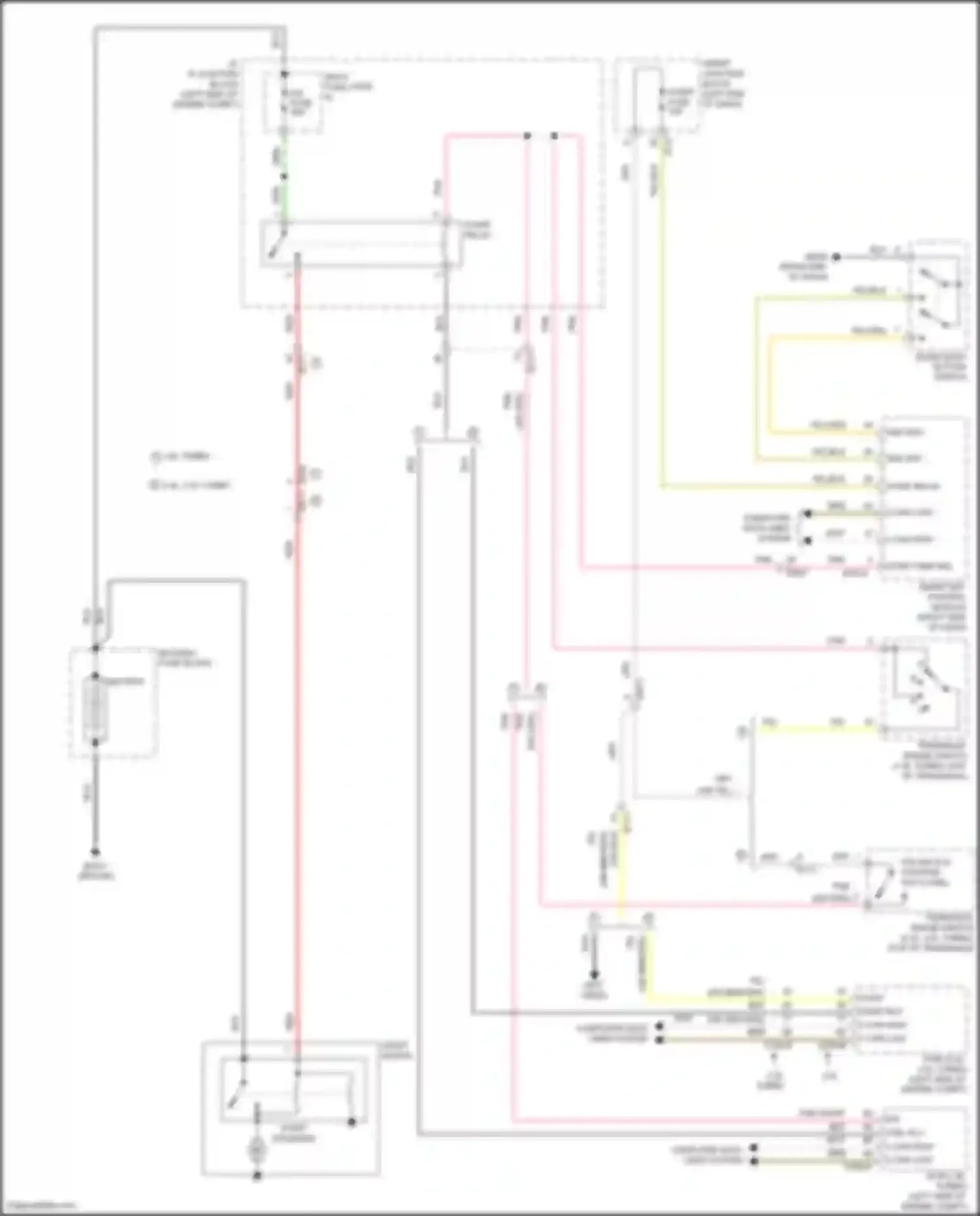 Wiring diagram start sw for Kia K5 II (2015-2020) (1 of 1)