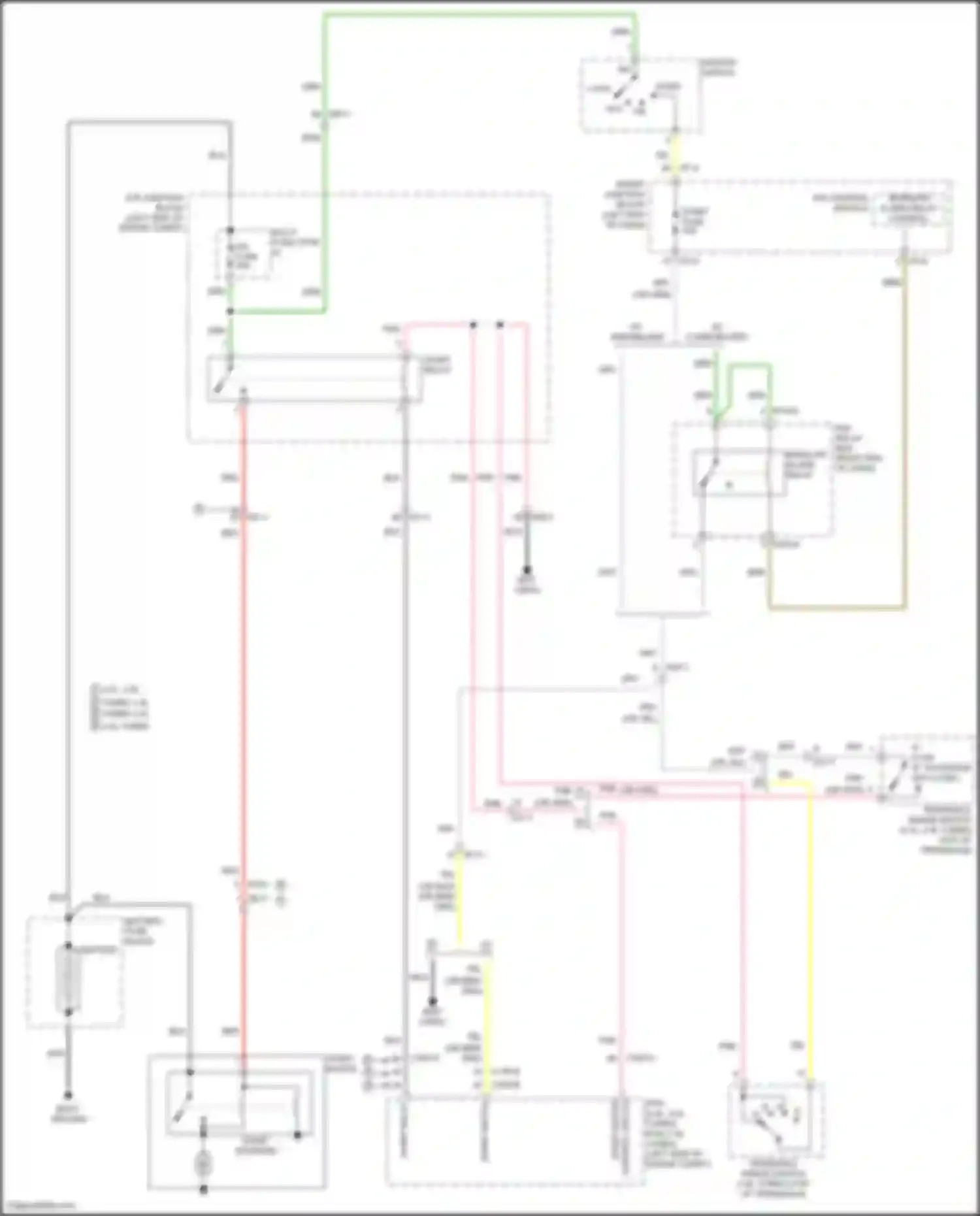 Wiring diagram start switch for Kia K5 II (2015-2020) (1 of 1)