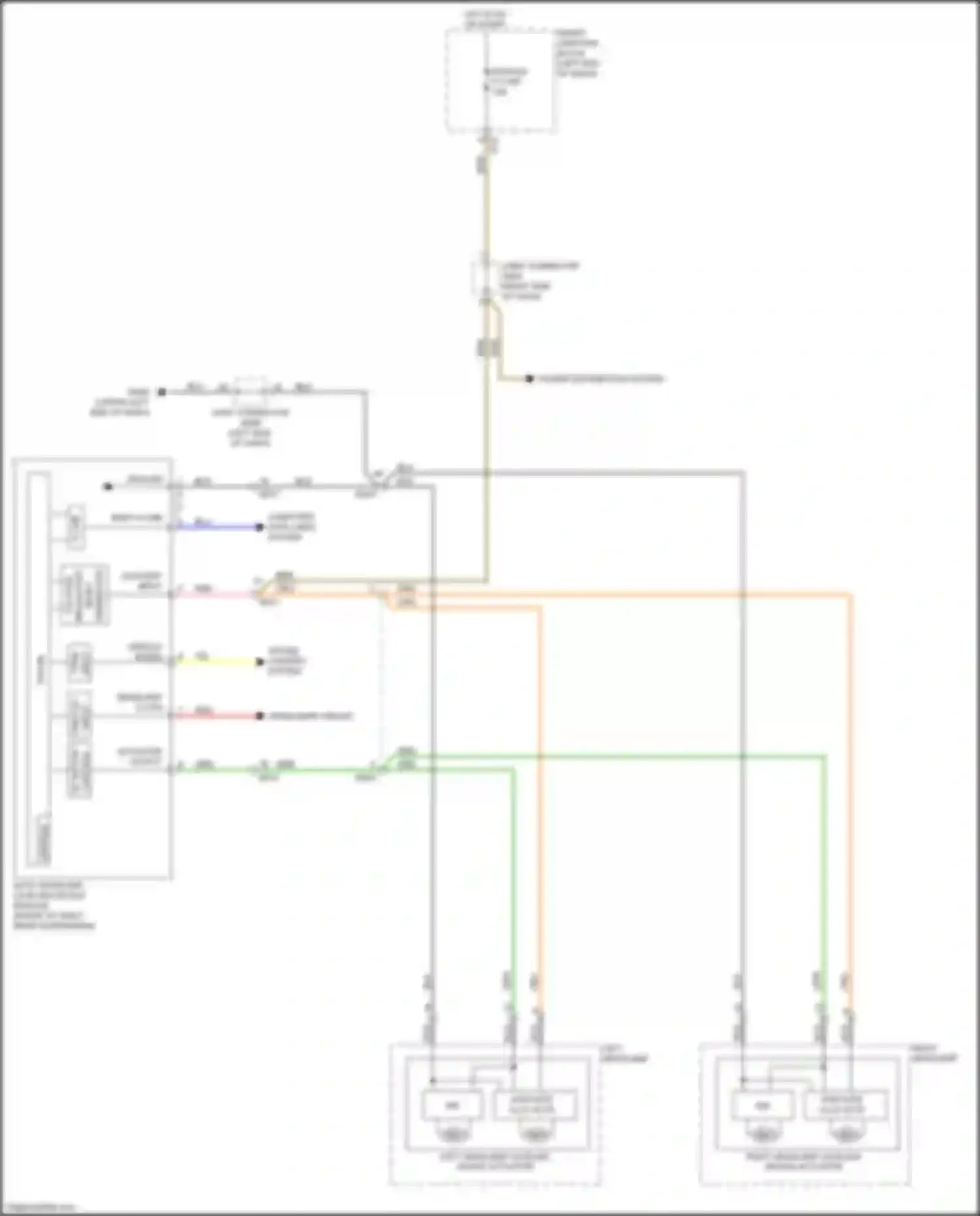 Wiring diagram step mtr hlld actr for Kia K5 II (2015-2020) (2 of 4)