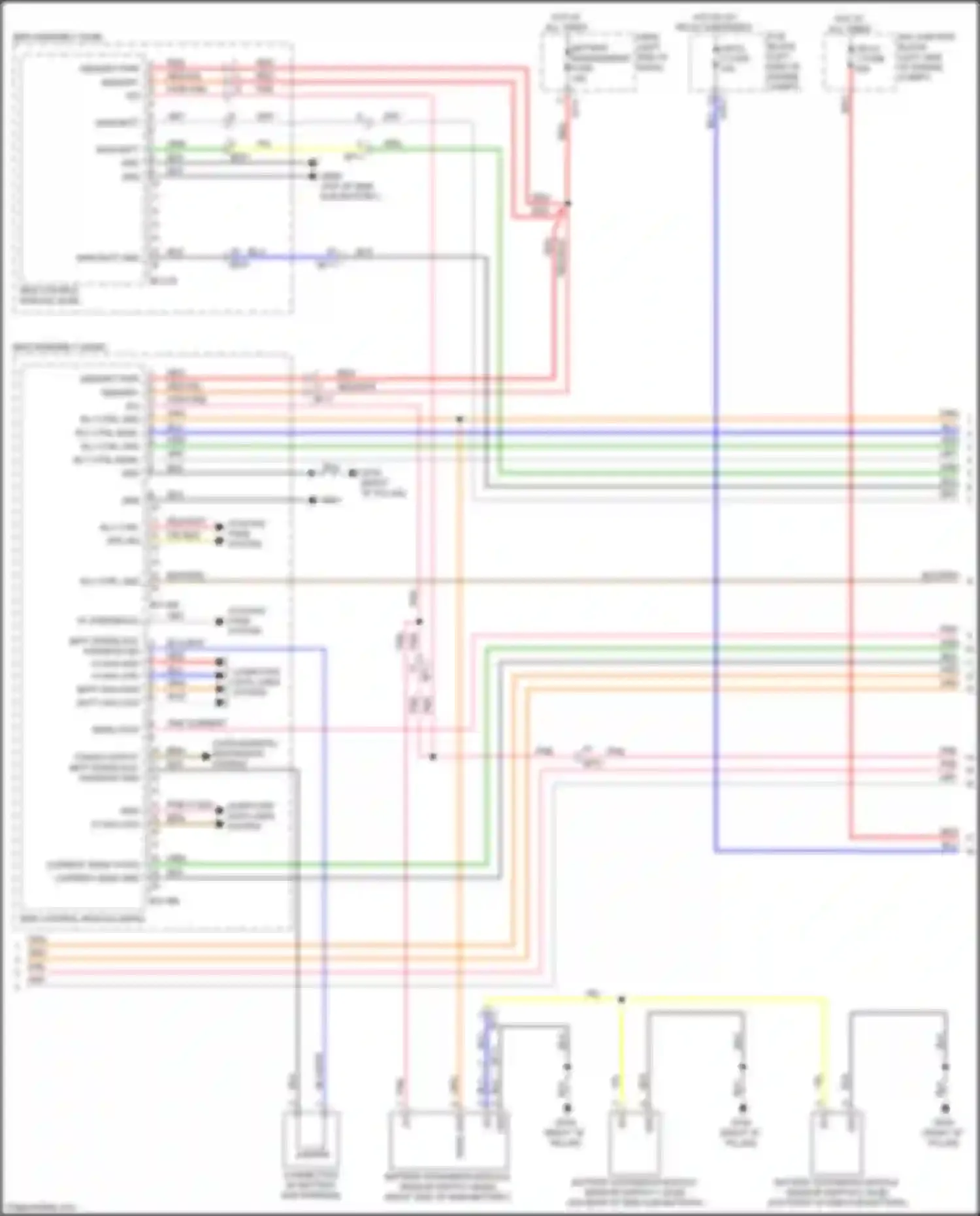 Wiring diagram supplemental restraints system for Kia K5 II (2015-2020) (23 of 23)