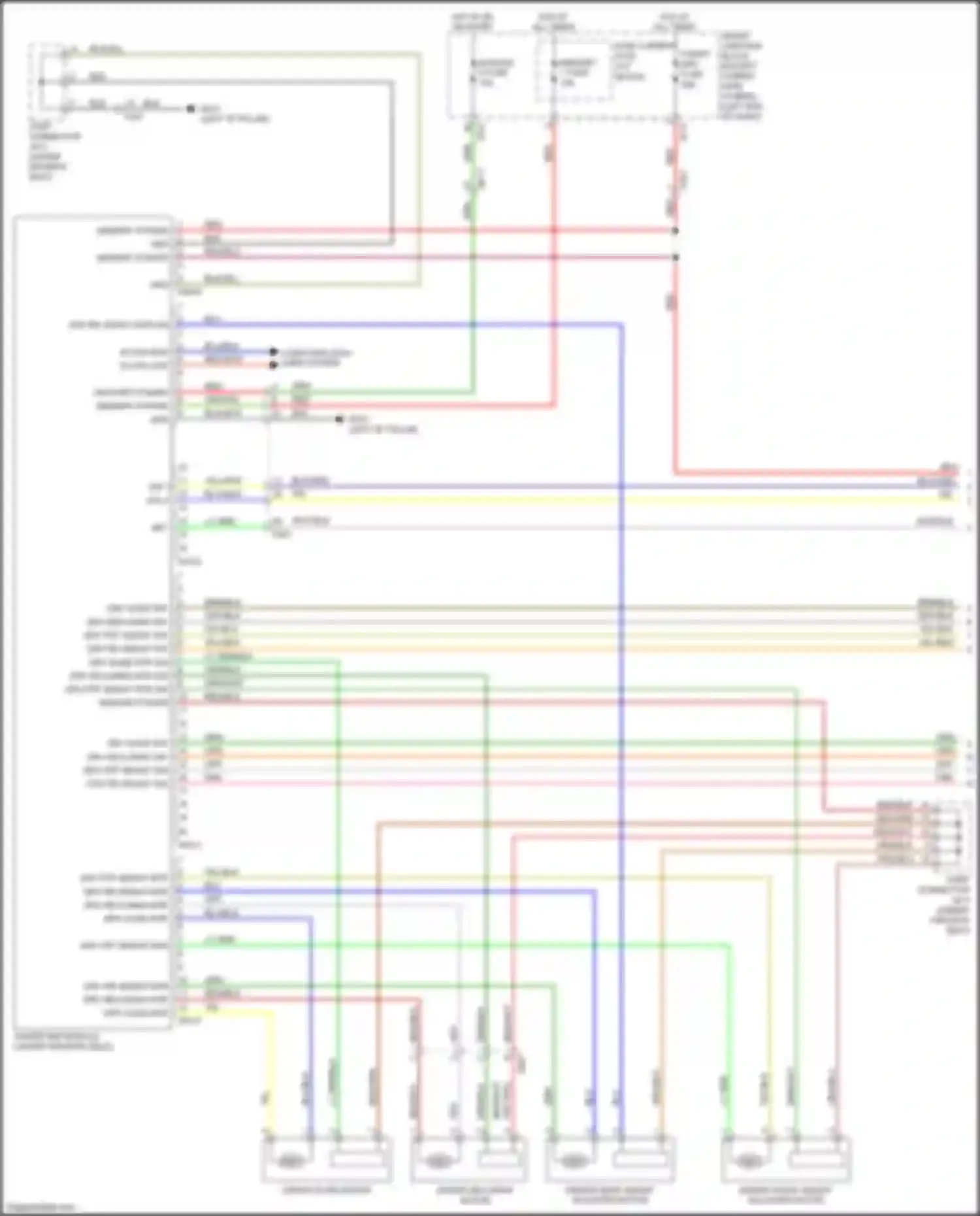 Wiring diagram sw 1 for Kia K5 II (2015-2020) (3 of 4)