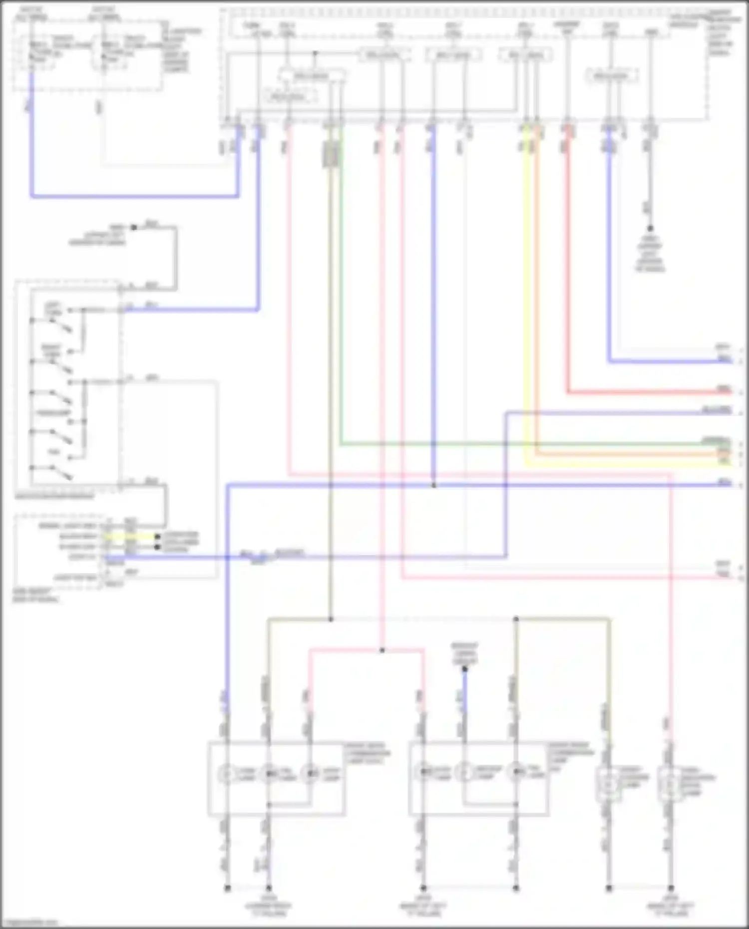 Wiring diagram turn lp sig for Kia K5 II (2015-2020) (3 of 4)
