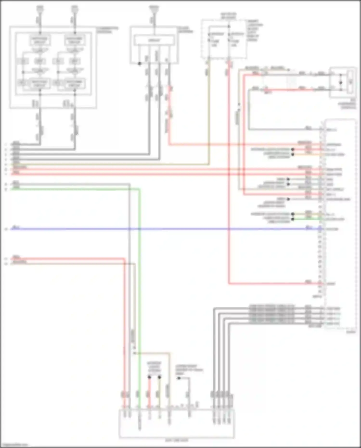 Wiring diagram usb vcc for Kia K5 II (2015-2020) (2 of 13)
