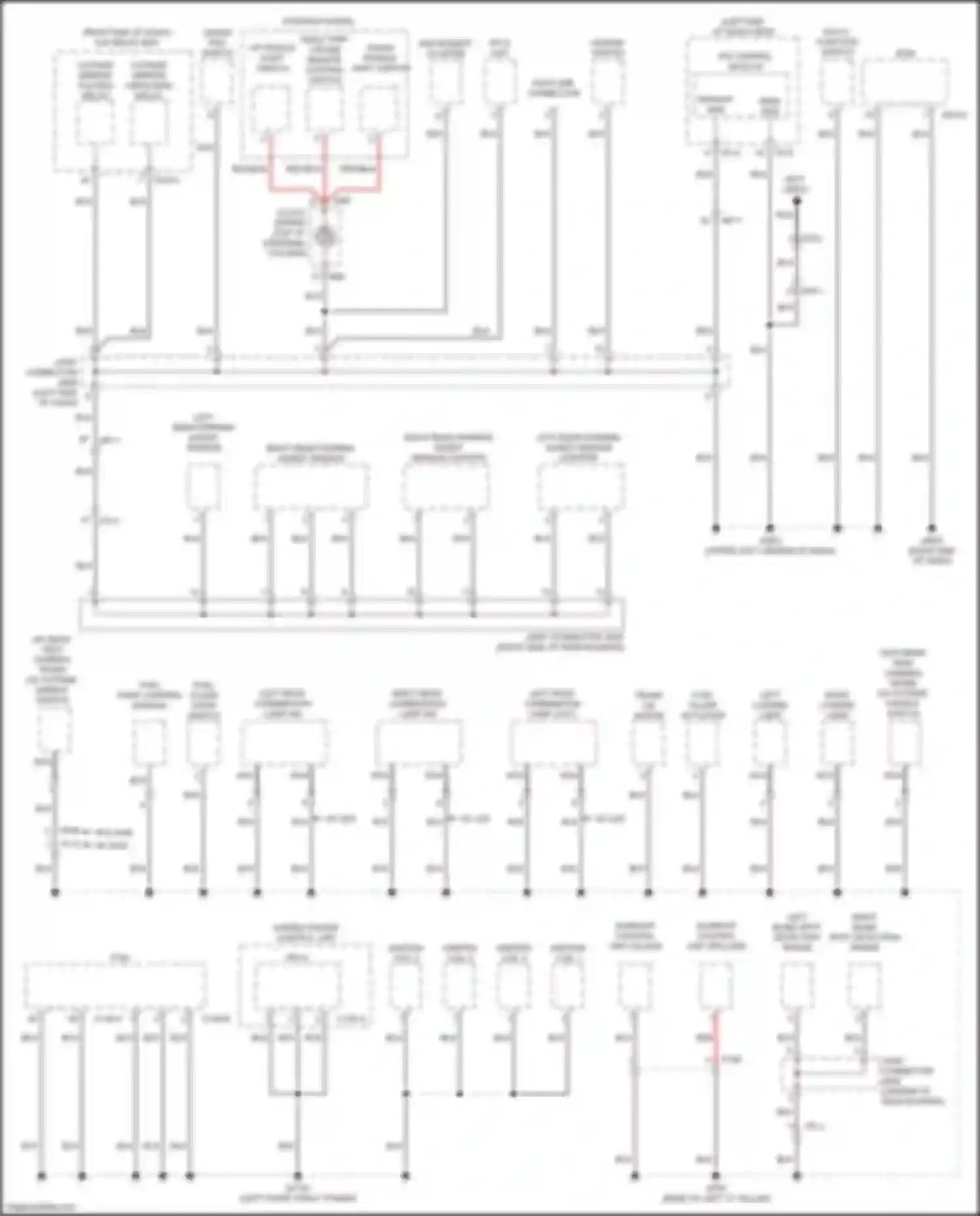 Wiring diagram w/o avm w/ avm for Kia K5 II (2015-2020) (1 of 1)