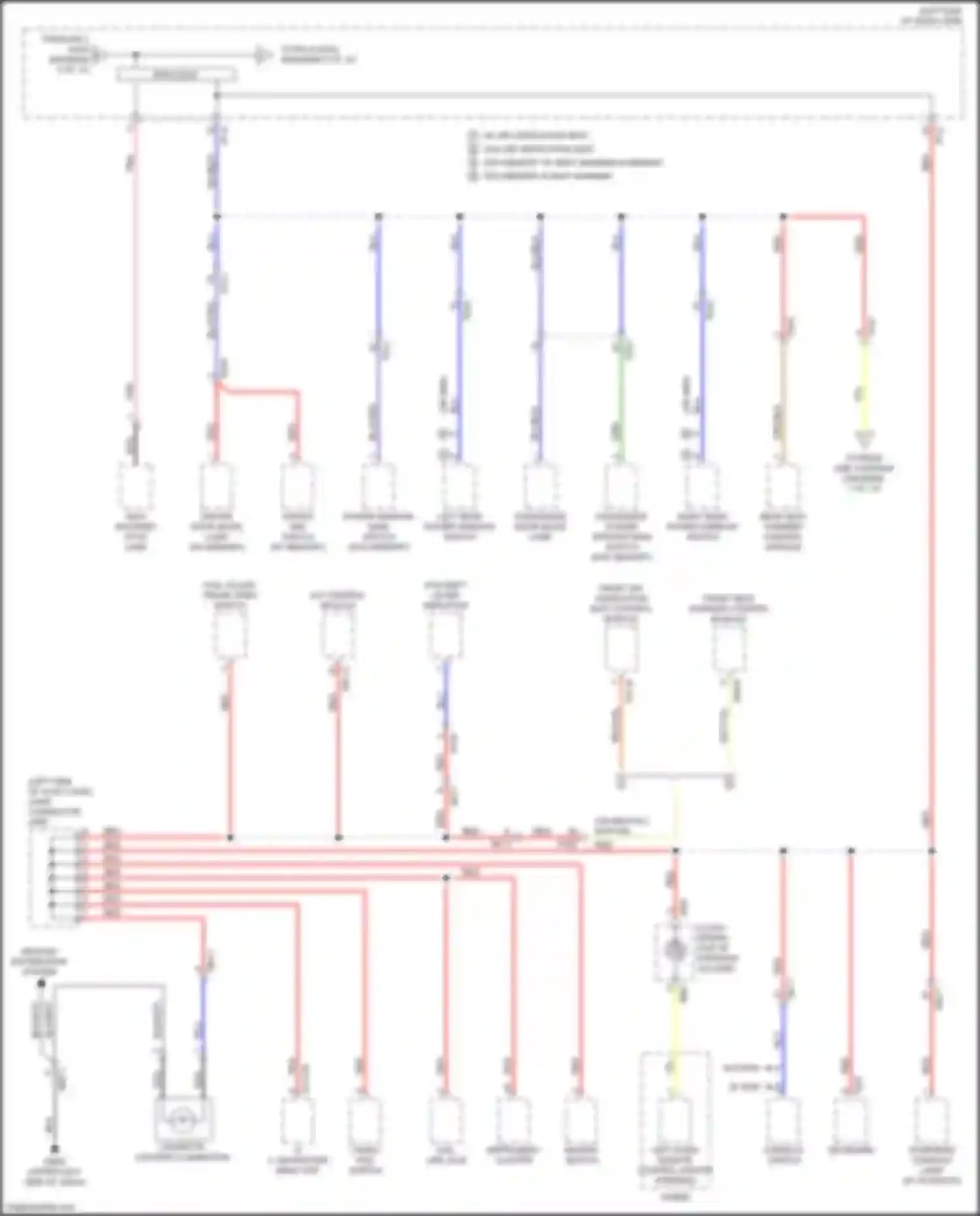 Wiring diagram w/o memory for Kia K5 II (2015-2020) (21 of 25)