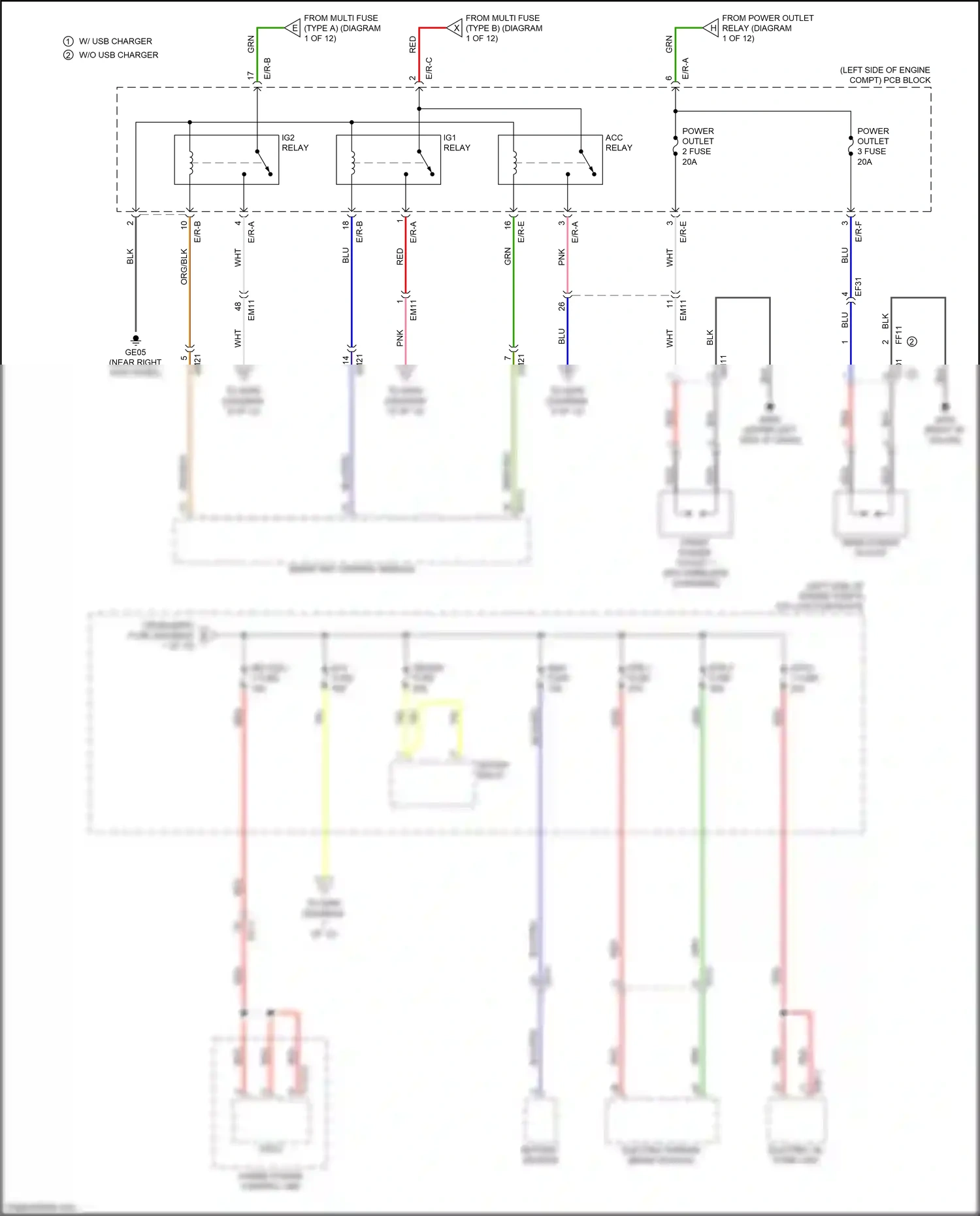 Kia K5 II (2015-2020) yel wiring diagram  (262 of 289)
