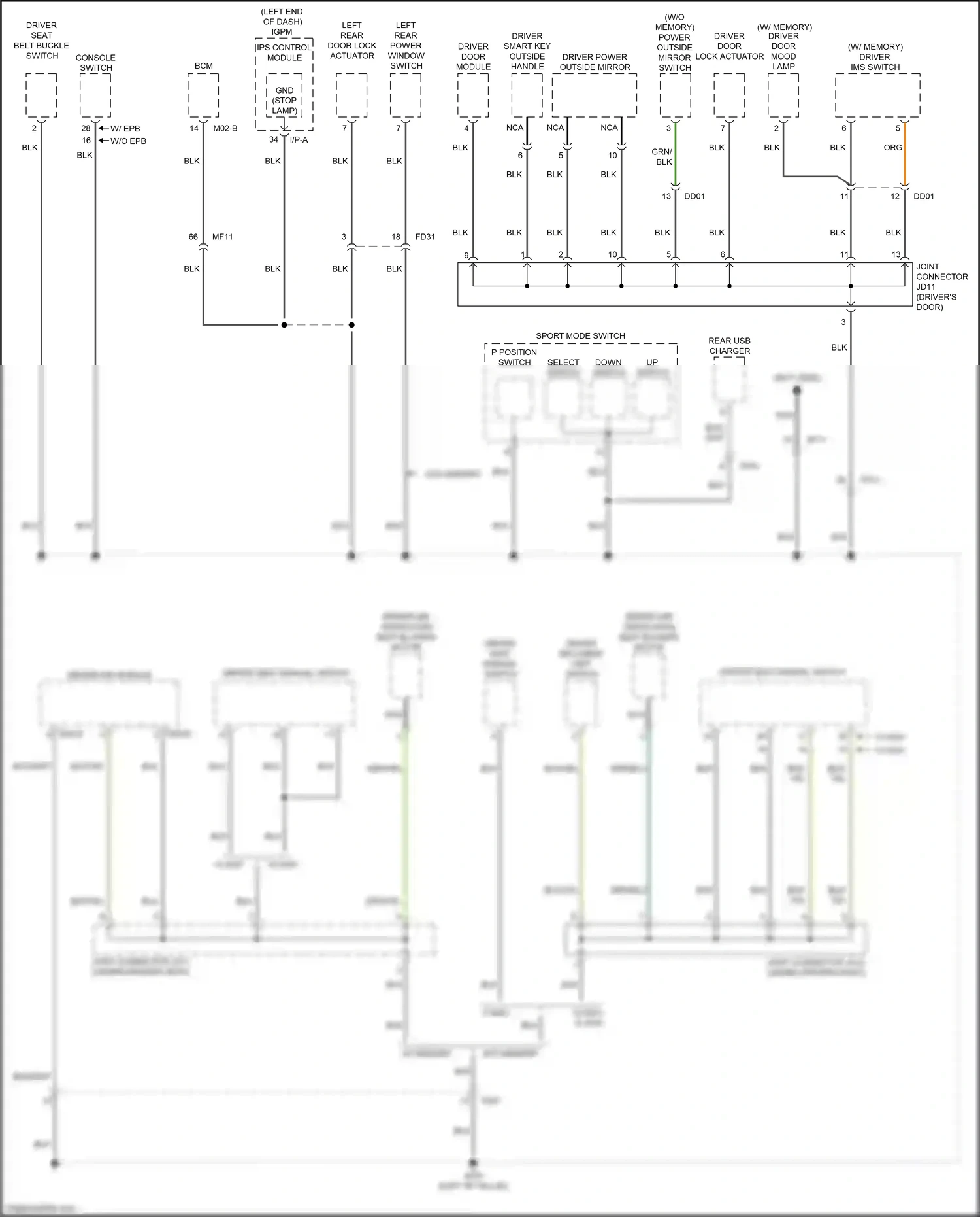 Kia K5 II (2015-2020) yel wiring diagram  (244 of 289)