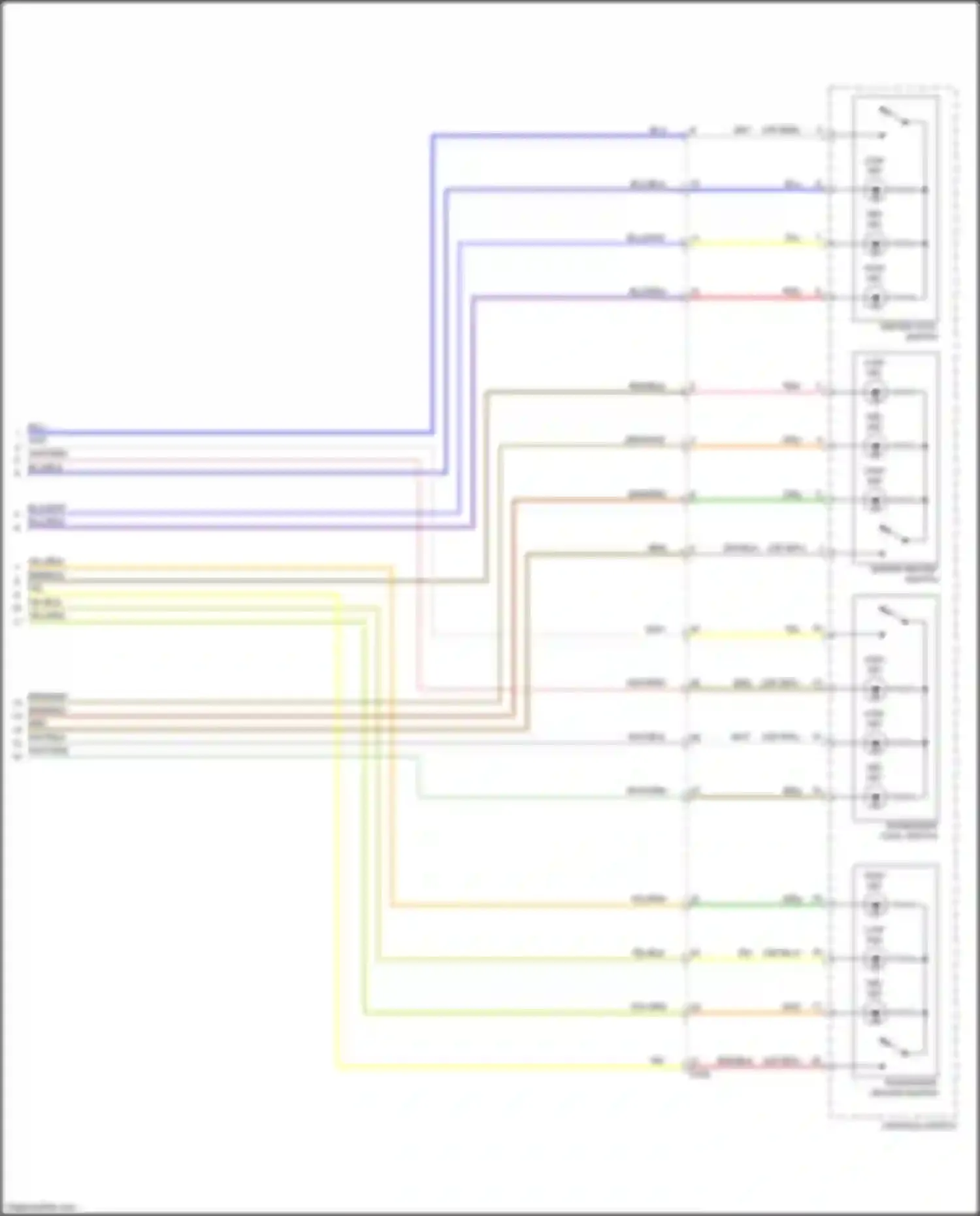 Wiring diagram yel/grn for Kia K5 II (2015-2020) (3 of 6)