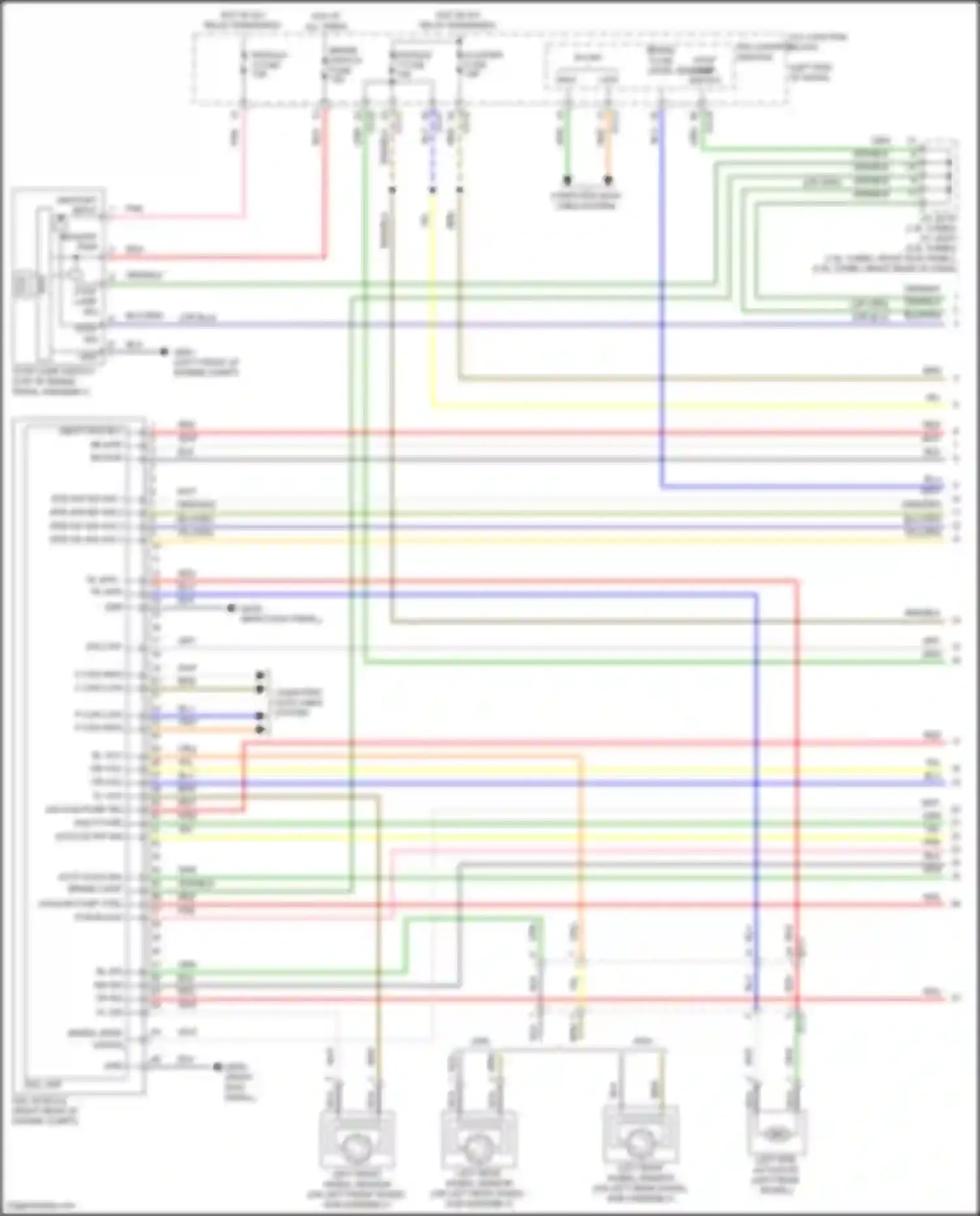 K5 Kia III facelift (2023-2024): Anti-lock brakes circuit (1 of 3)