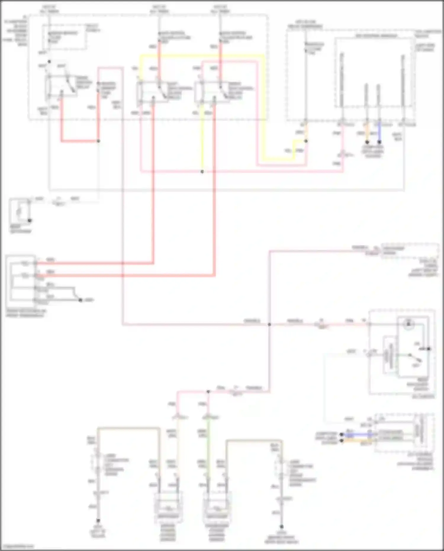 K5 Kia III facelift (2023-2024): Defoggers circuit, w/o memory