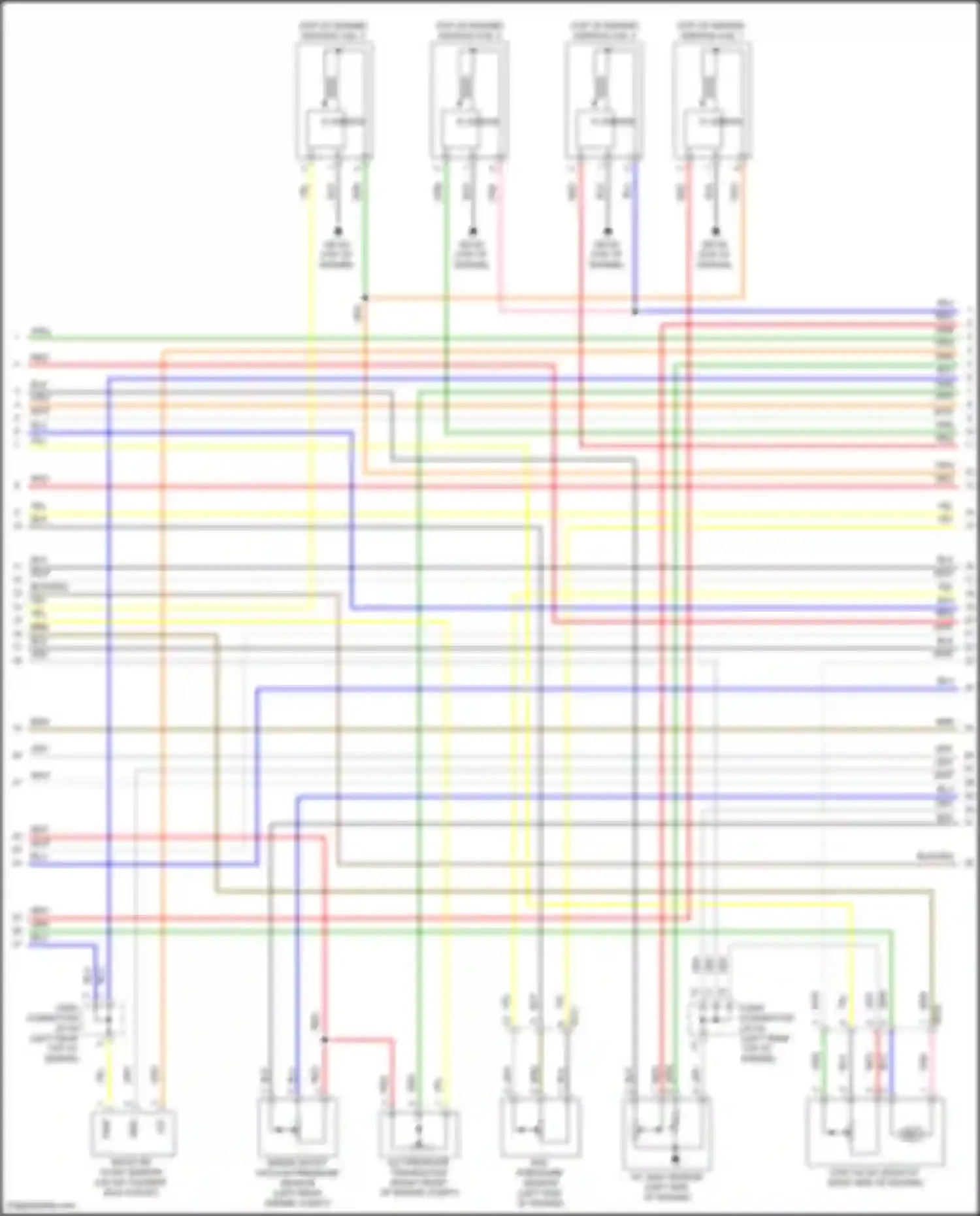 K5 Kia III facelift (2023-2024): Wiring diagram engine performance 1.6l turbo, engine controls circuit (2 of 9)