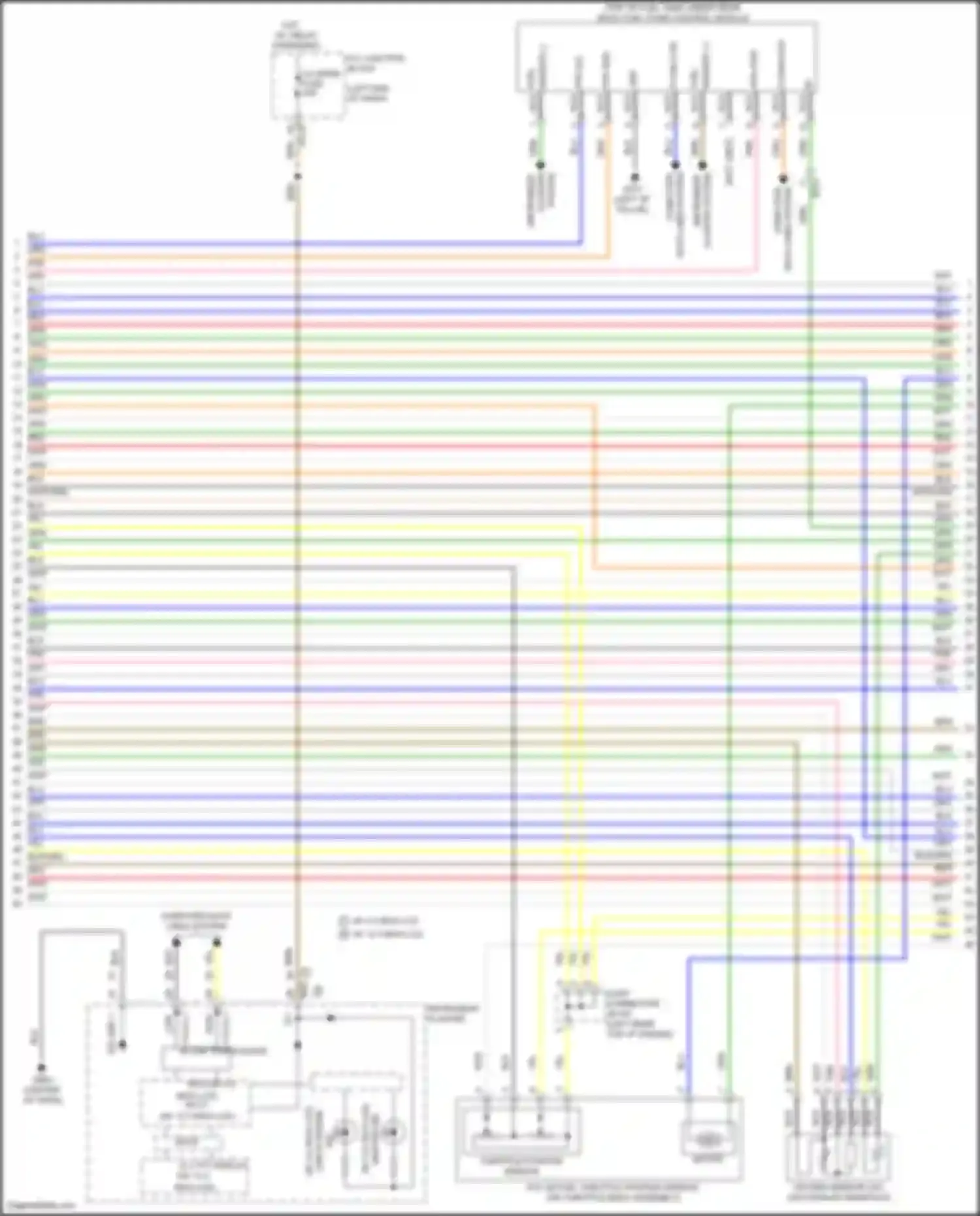 K5 Kia III facelift (2023-2024): Wiring diagram engine performance 1.6l turbo, engine controls circuit (4 of 9)