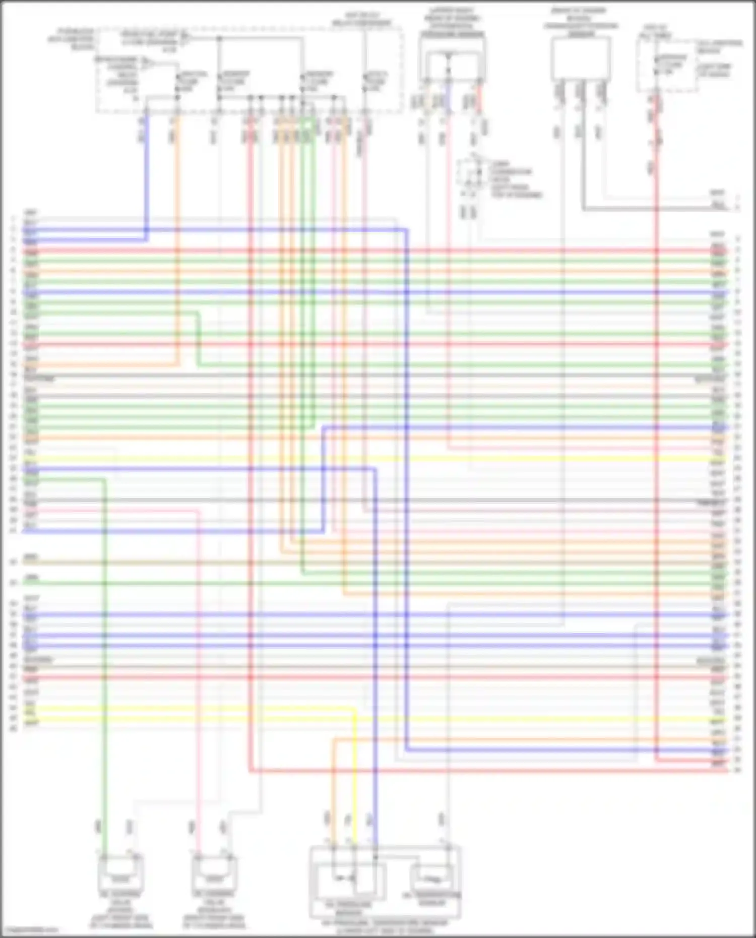 K5 Kia III facelift (2023-2024): Wiring diagram engine performance 1.6l turbo, engine controls circuit (5 of 9)