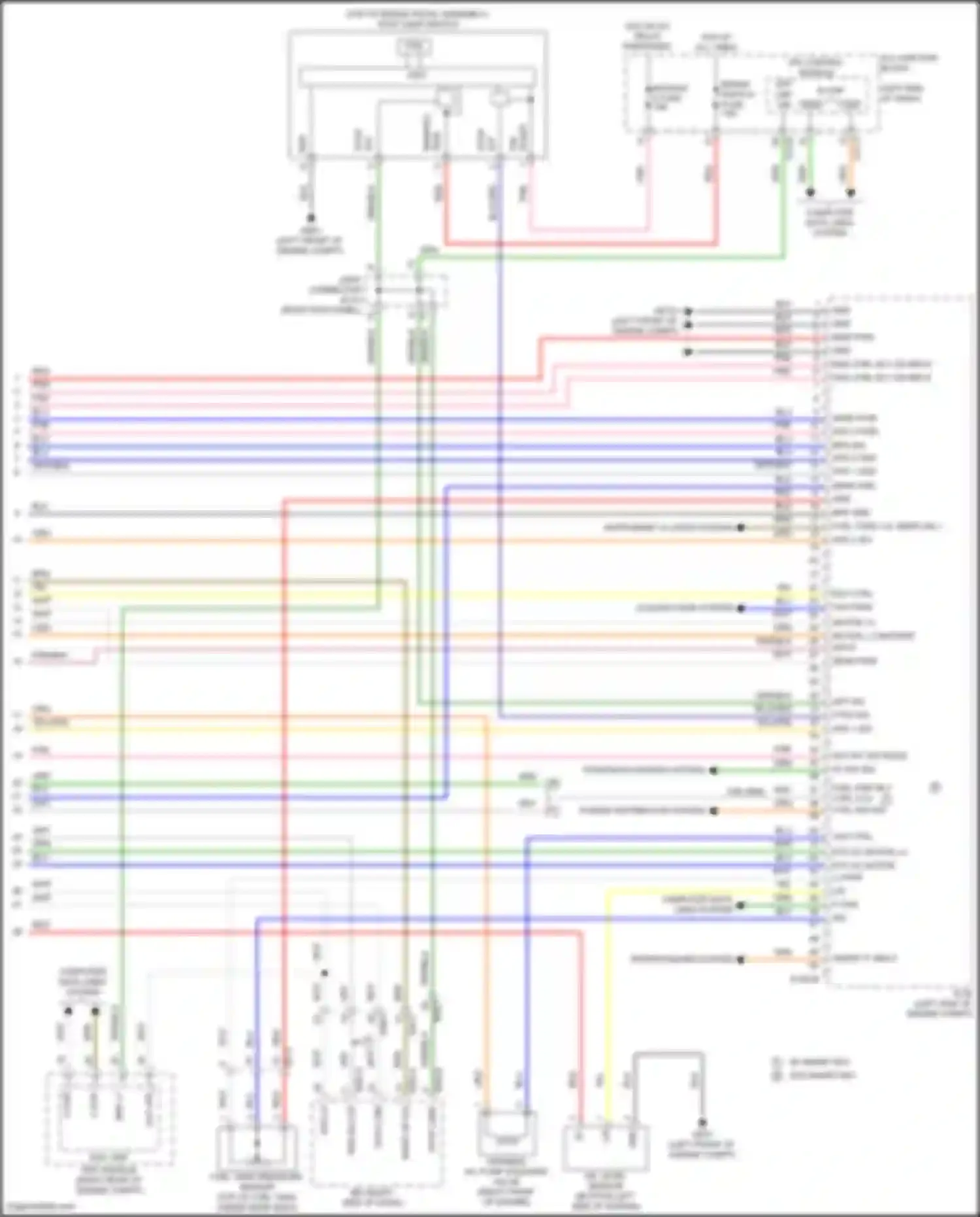 K5 Kia III facelift (2023-2024): Wiring diagram engine performance 1.6l turbo, engine controls circuit (9 of 9)