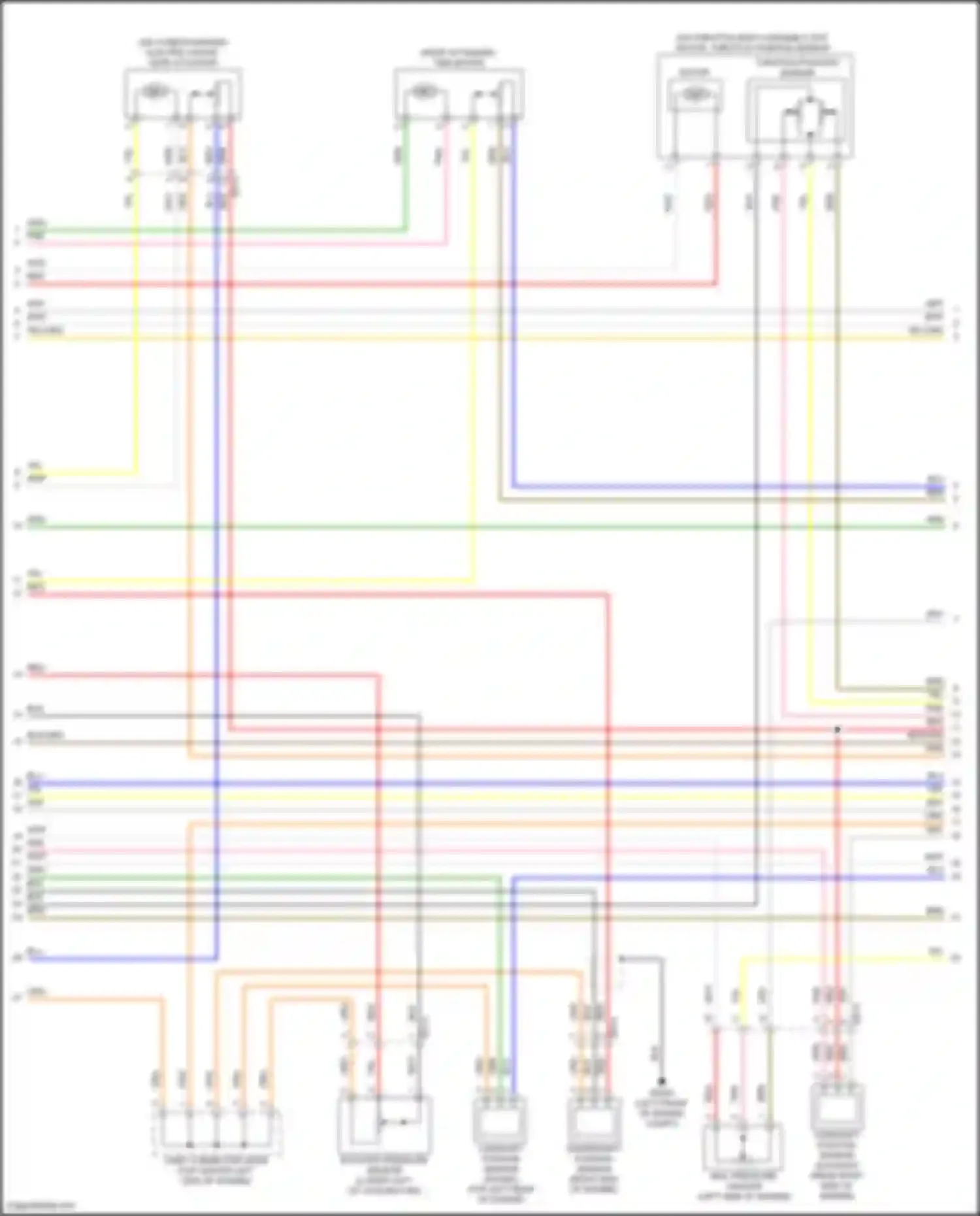 K5 Kia III facelift (2023-2024): Wiring diagram engine performance 2.5l turbo, engine controls circuit (2 of 7)