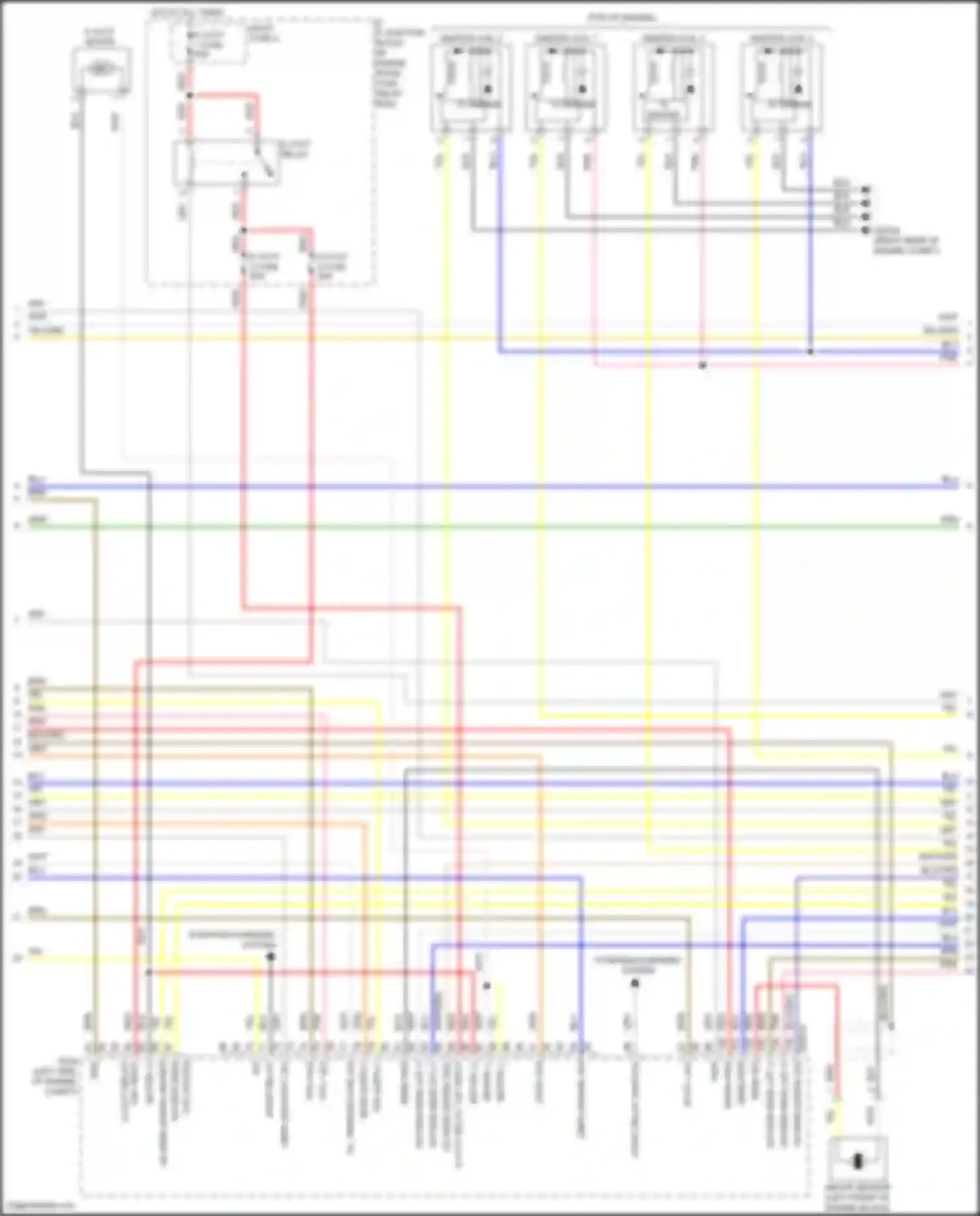 K5 Kia III facelift (2023-2024): Wiring diagram engine performance 2.5l turbo, engine controls circuit (3 of 7)