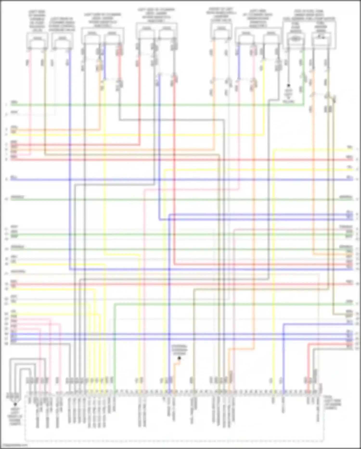 K5 Kia III facelift (2023-2024): Wiring diagram engine performance 2.5l turbo, engine controls circuit (5 of 7)