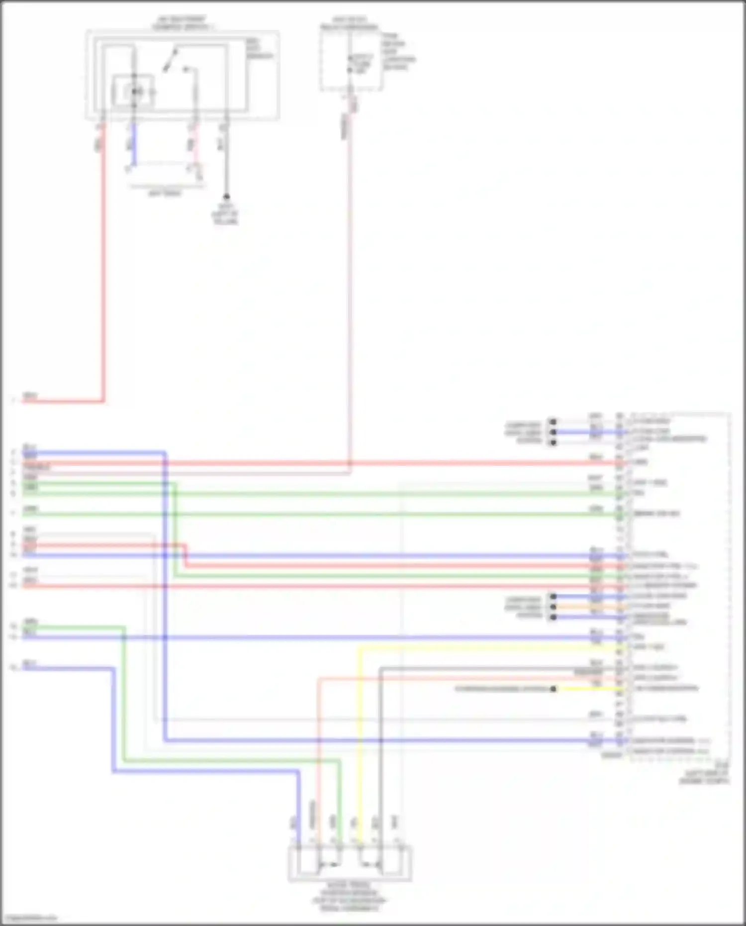 K5 Kia III facelift (2023-2024): Wiring diagram engine performance 2.5l turbo, engine controls circuit (7 of 7)