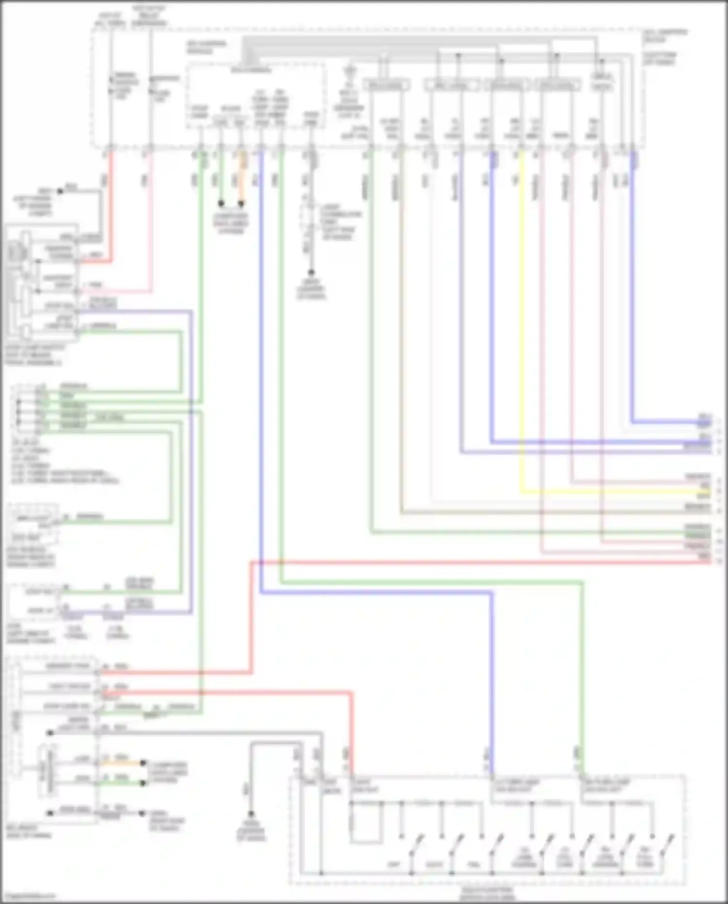 K5 Kia III facelift (2023-2024): Exterior lamps circuit (1 of 4)
