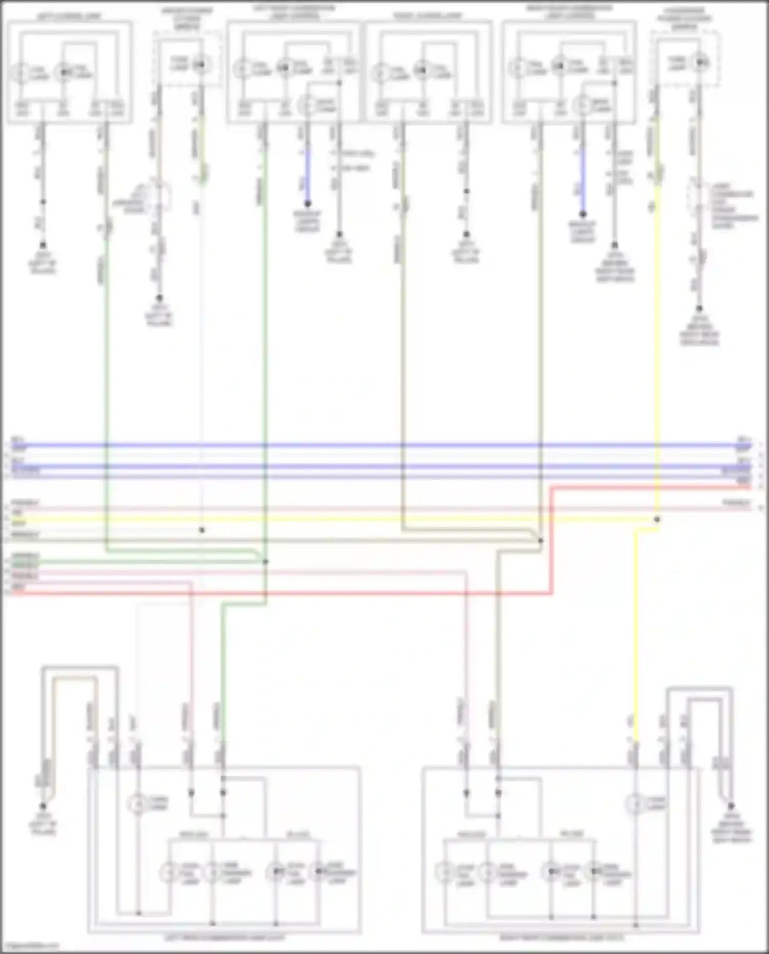 K5 Kia III facelift (2023-2024): Exterior lamps circuit (2 of 4)
